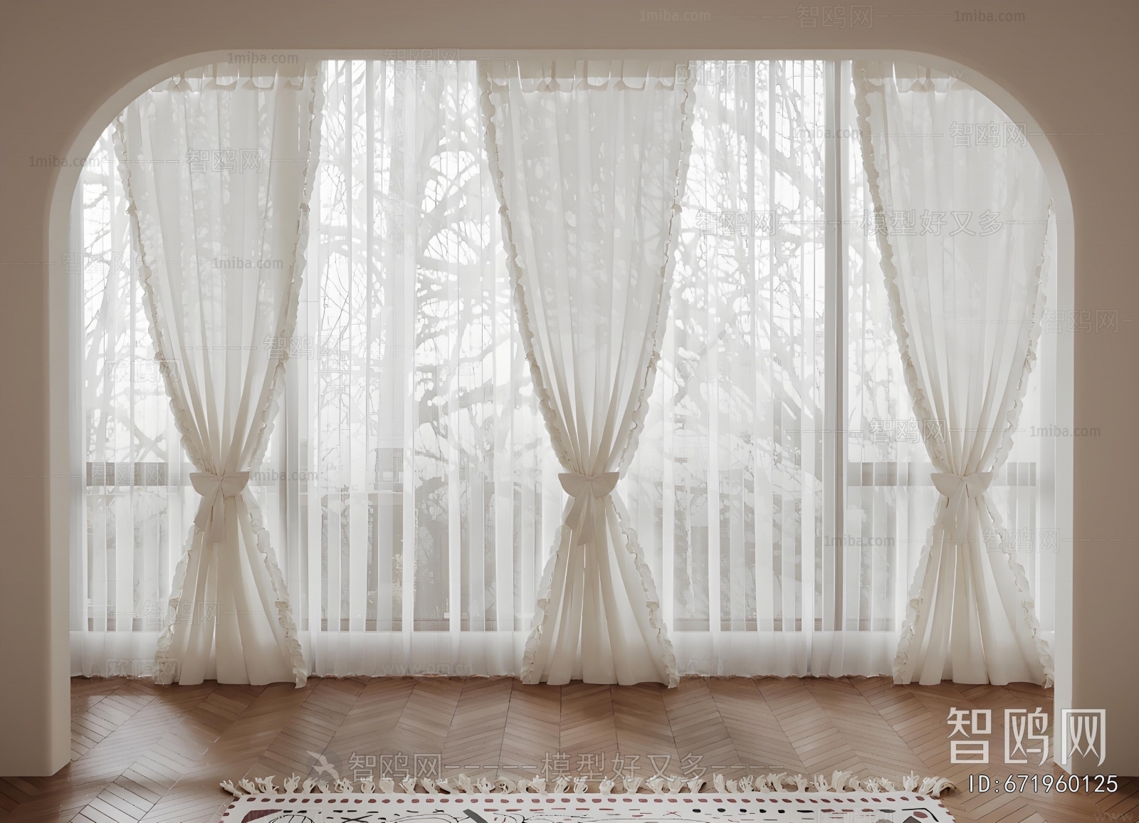 French Style The Curtain