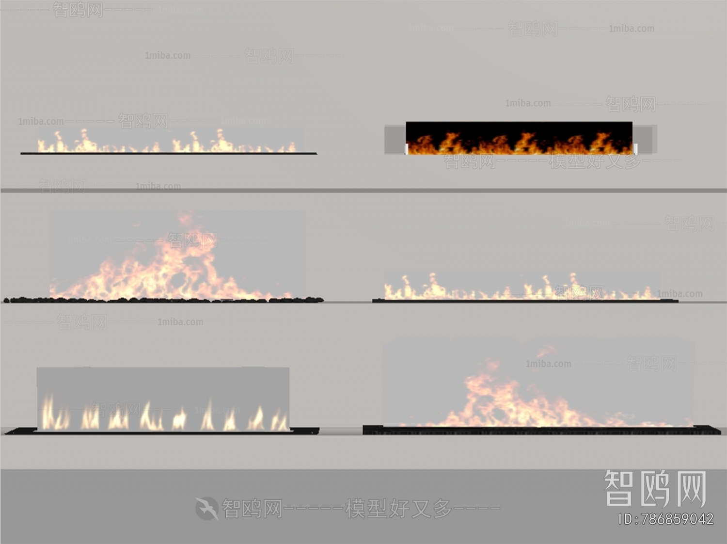 Modern Electronic Fireplace