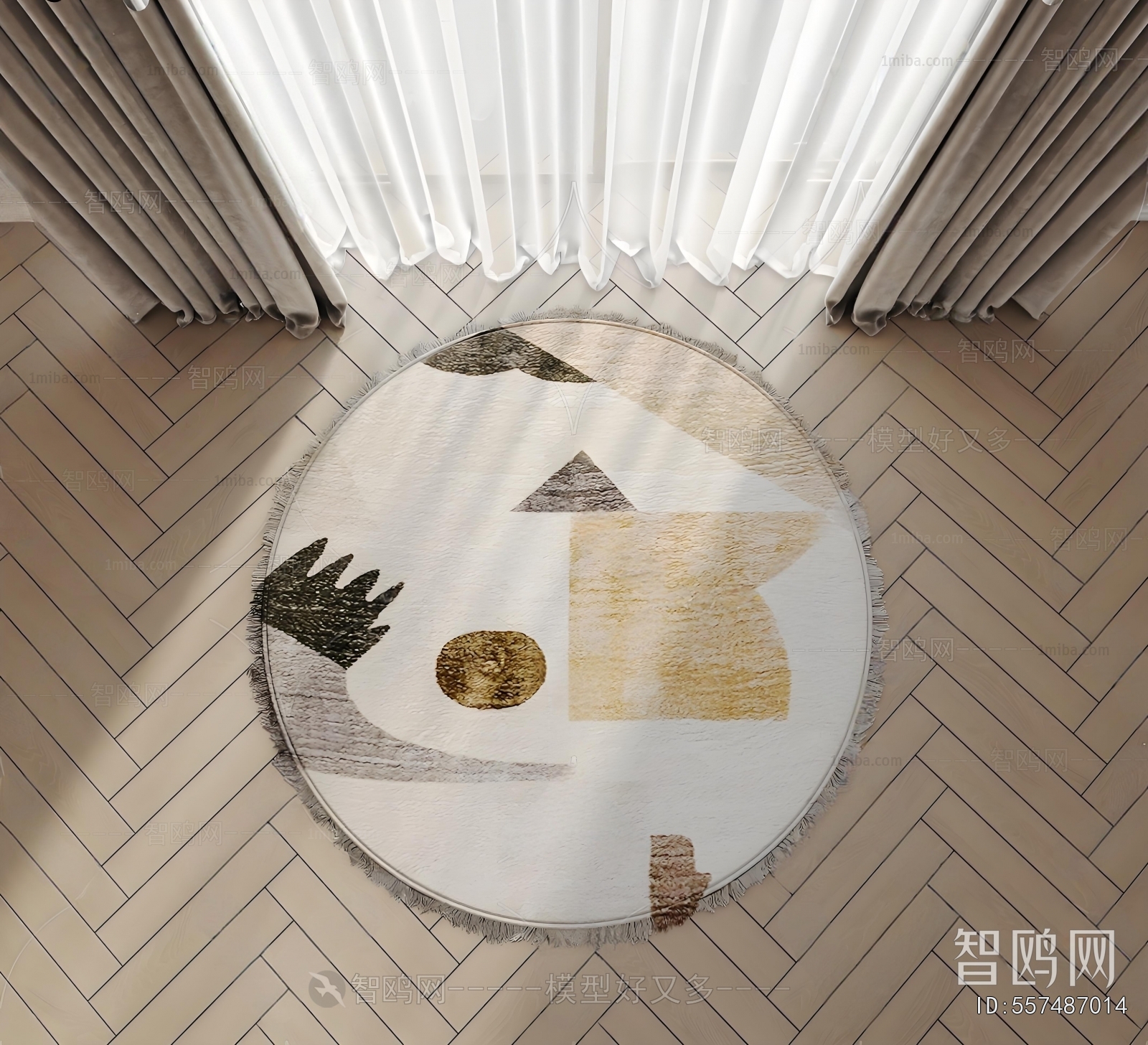 Modern Circular Carpet