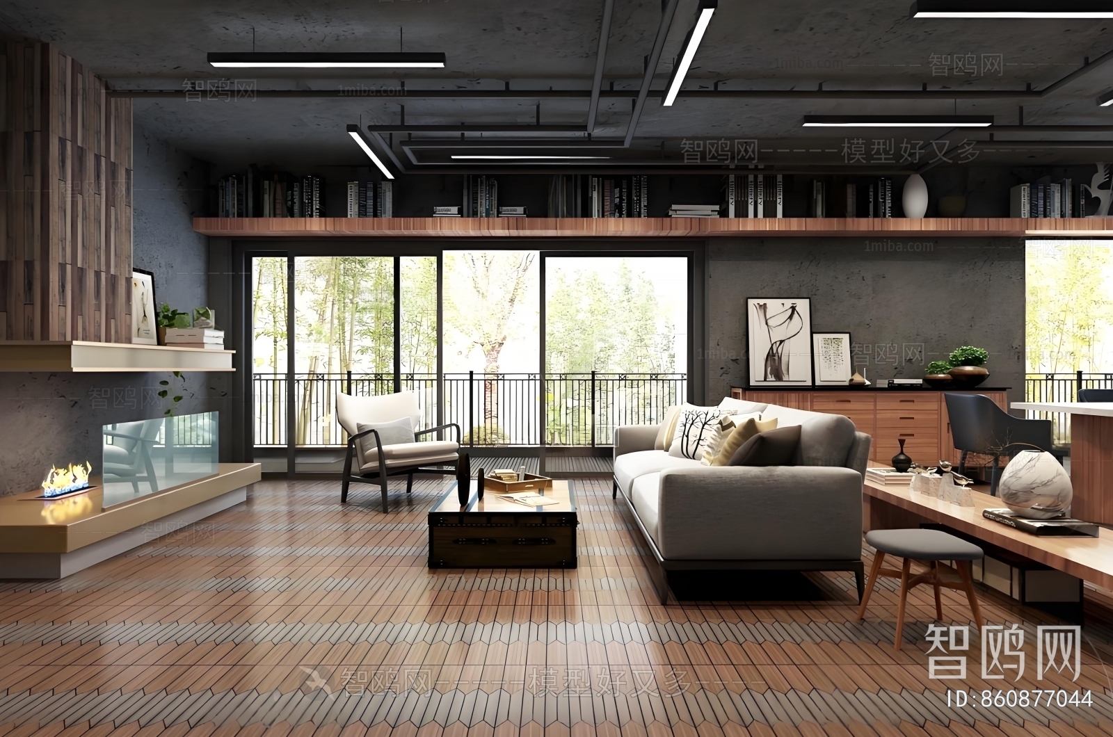 Industrial Style A Living Room