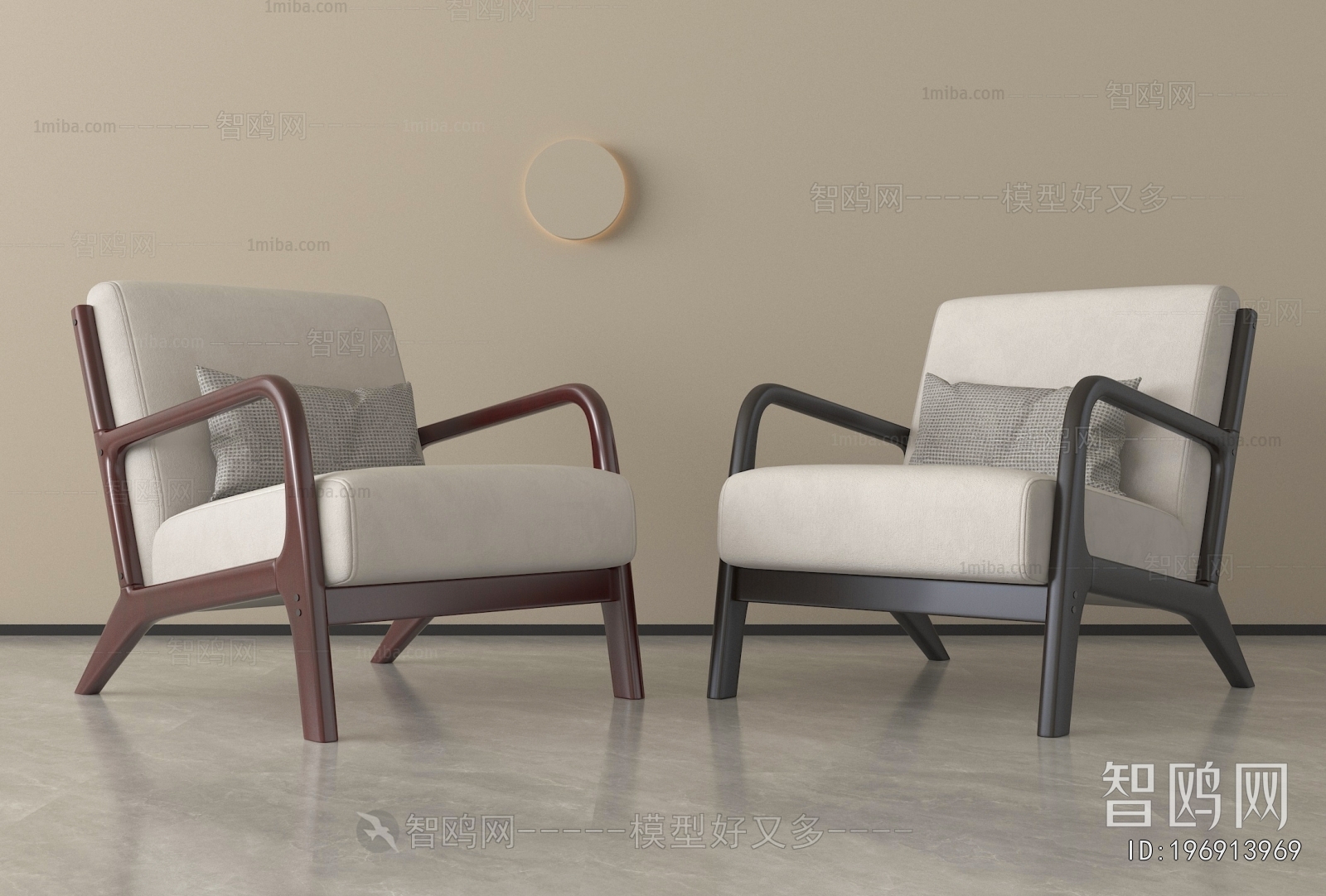 New Chinese Style Lounge Chair