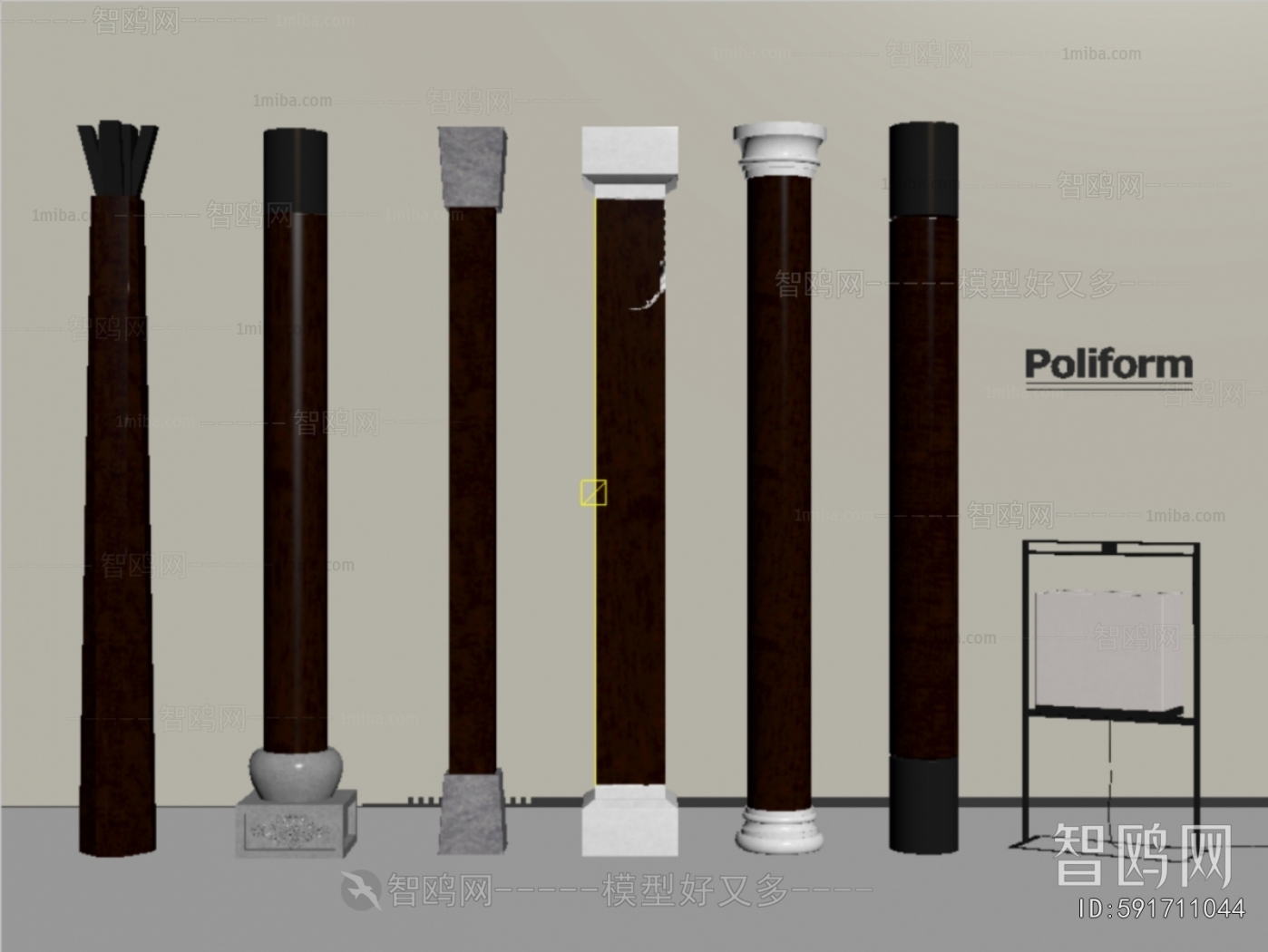 New Chinese Style Column