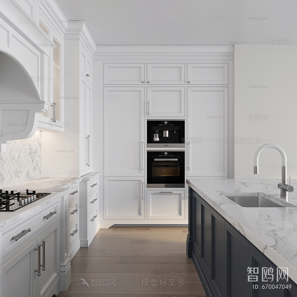 French Style Kitchen Cabinet