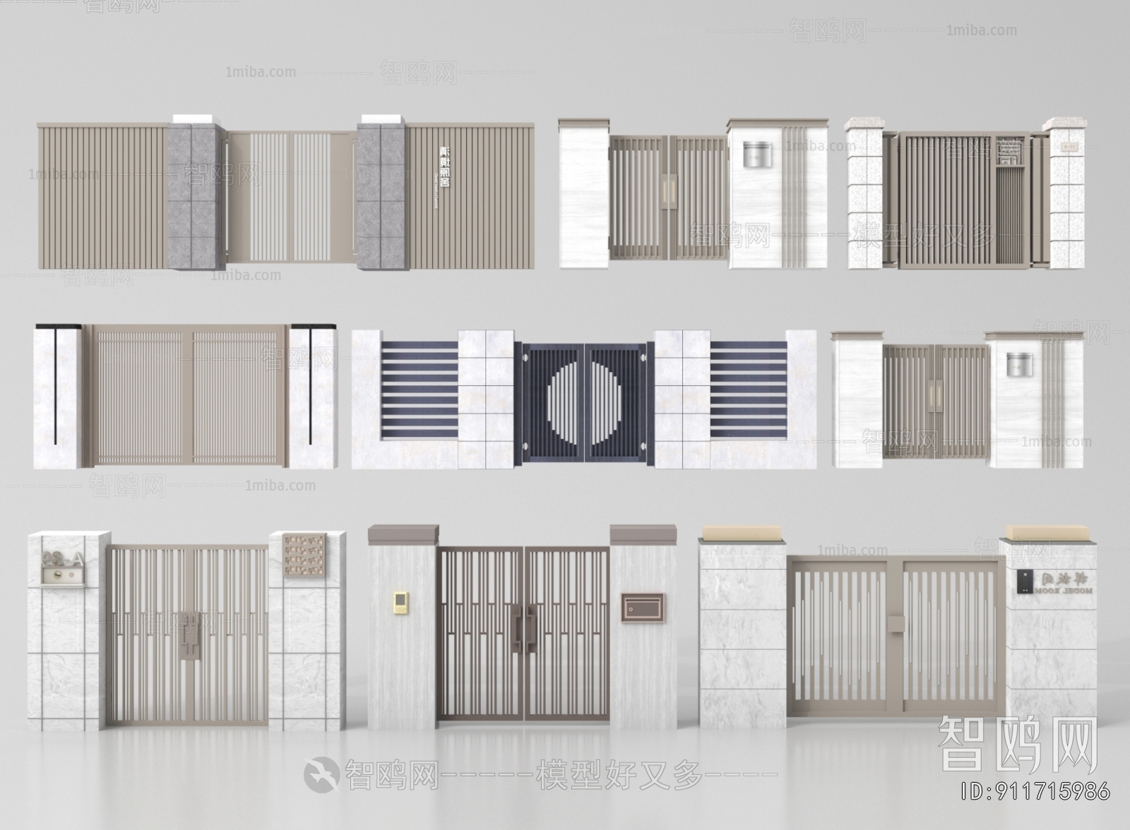 New Chinese Style Gate