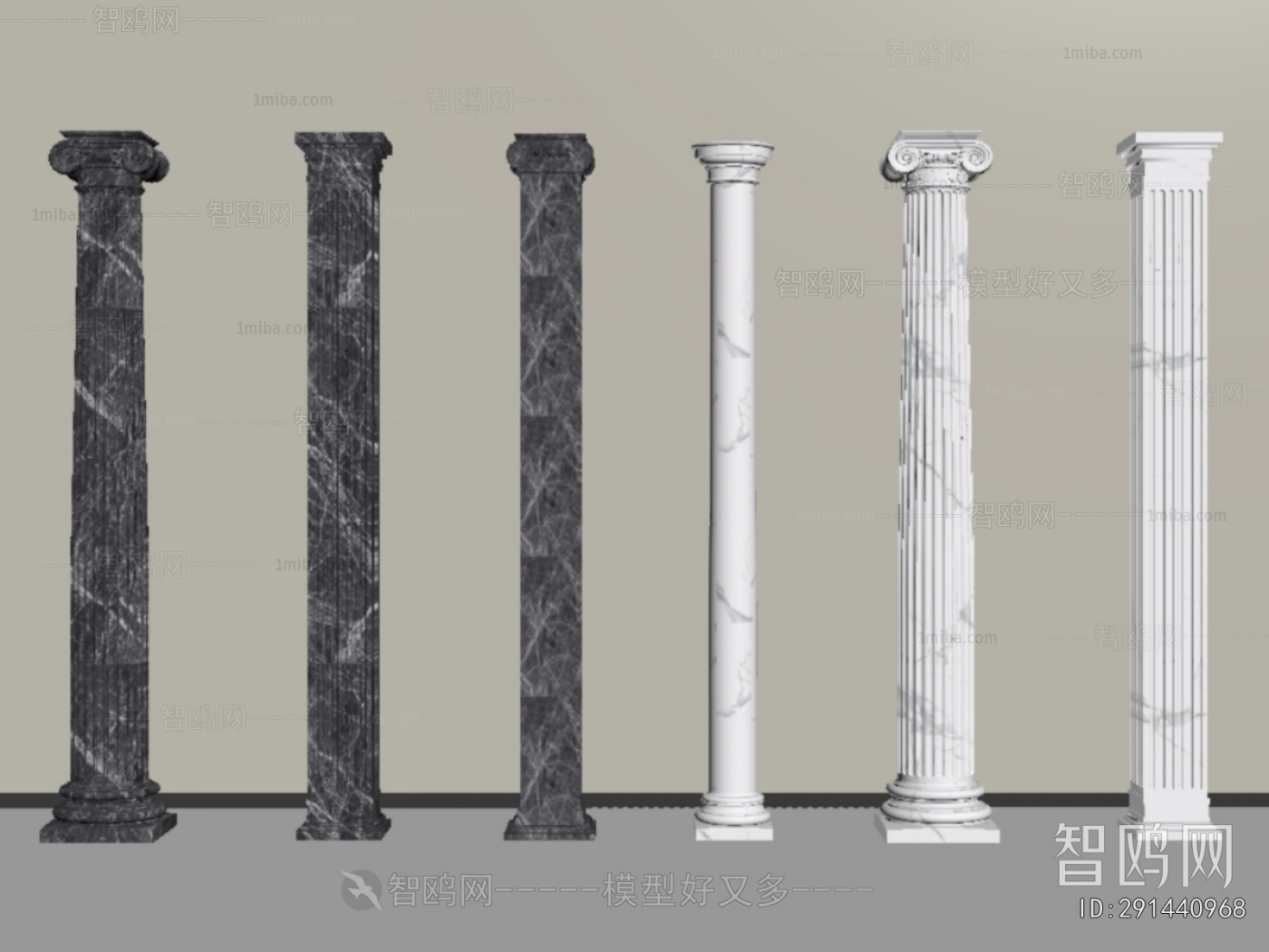 European Style Roman Pillar