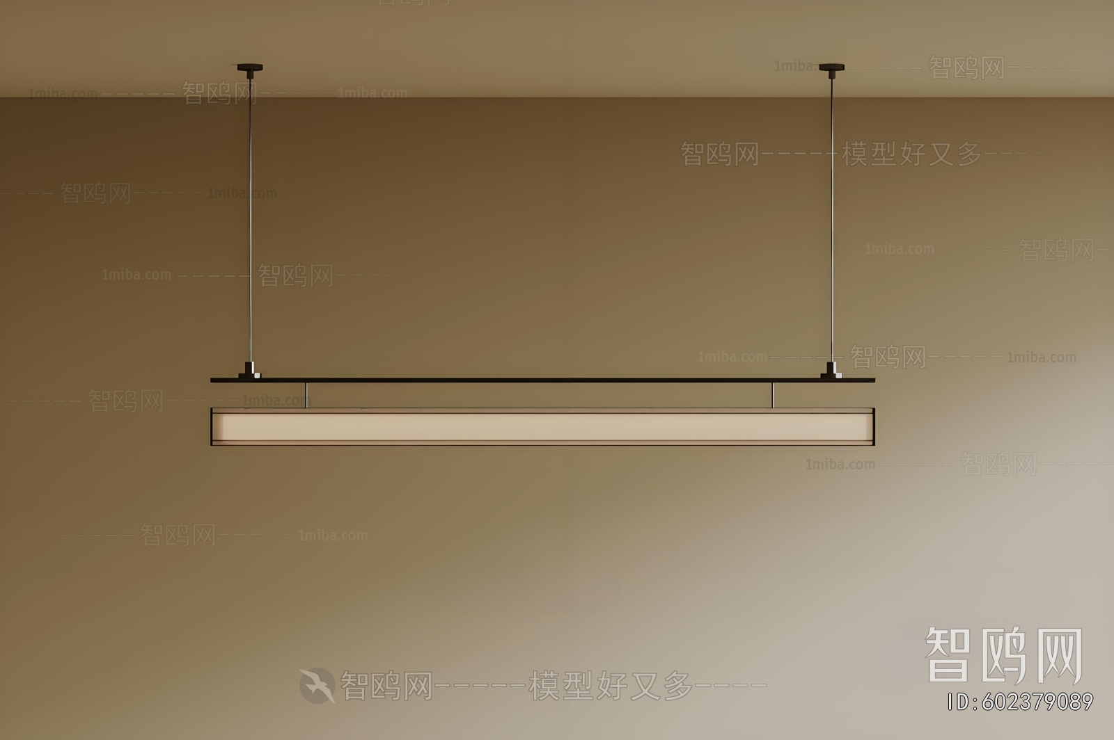 New Chinese Style Long Chandelier