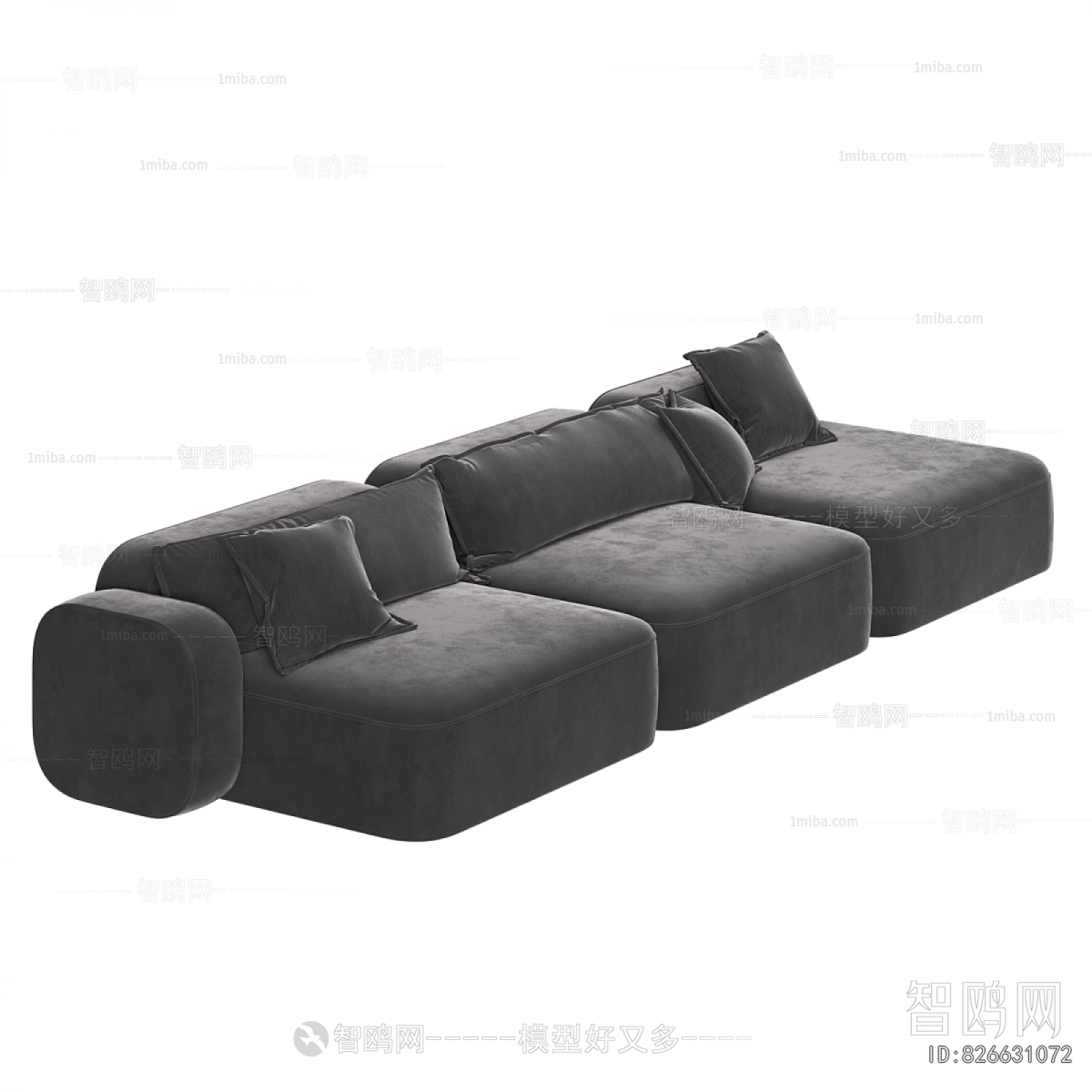 Modern Three-seat Sofa