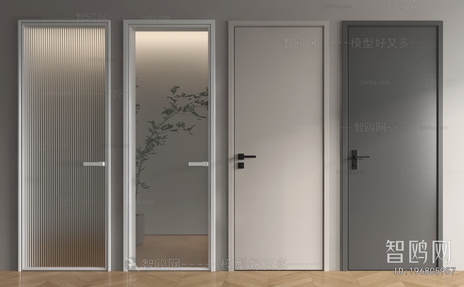Modern Single Door