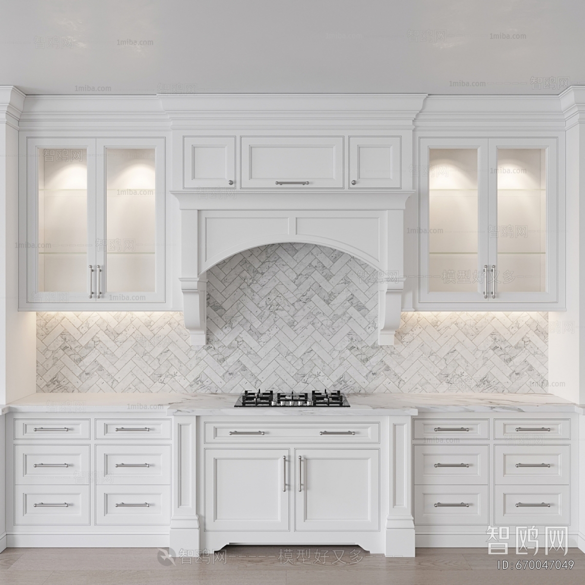 French Style Kitchen Cabinet