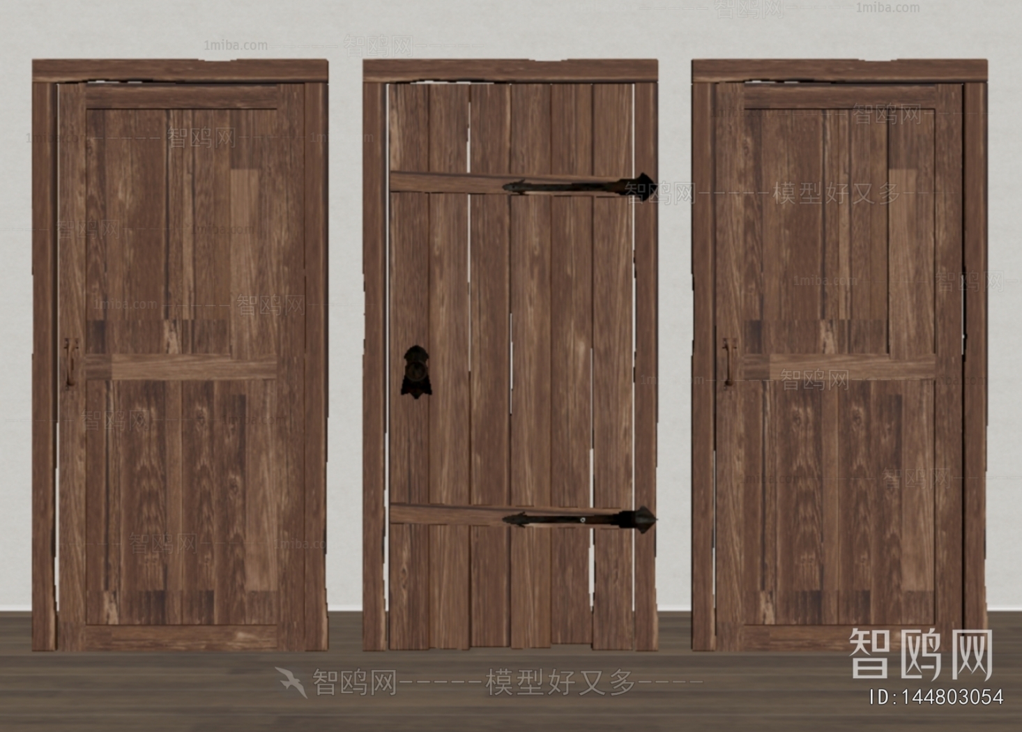 Chinese Style Single Door