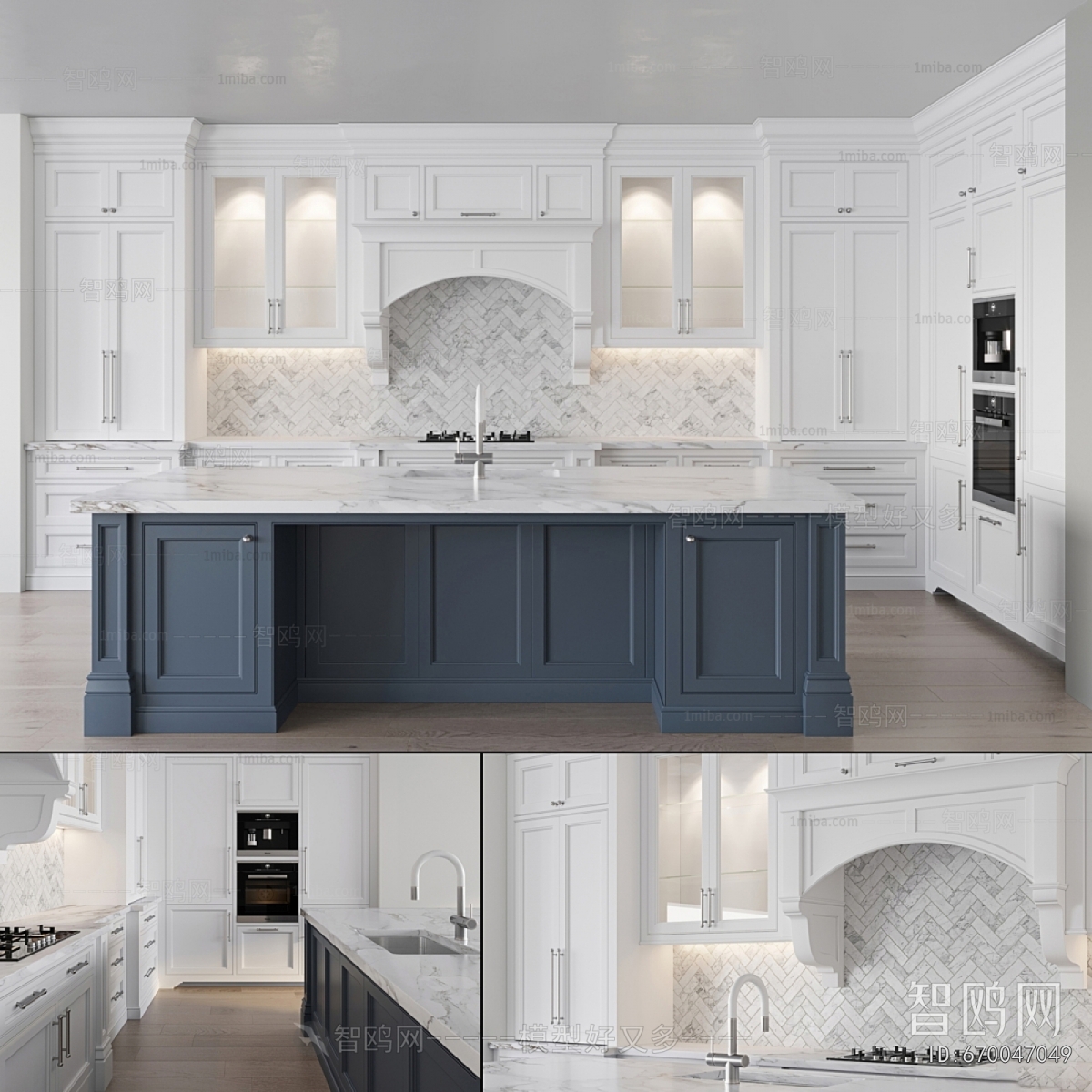 French Style Kitchen Cabinet