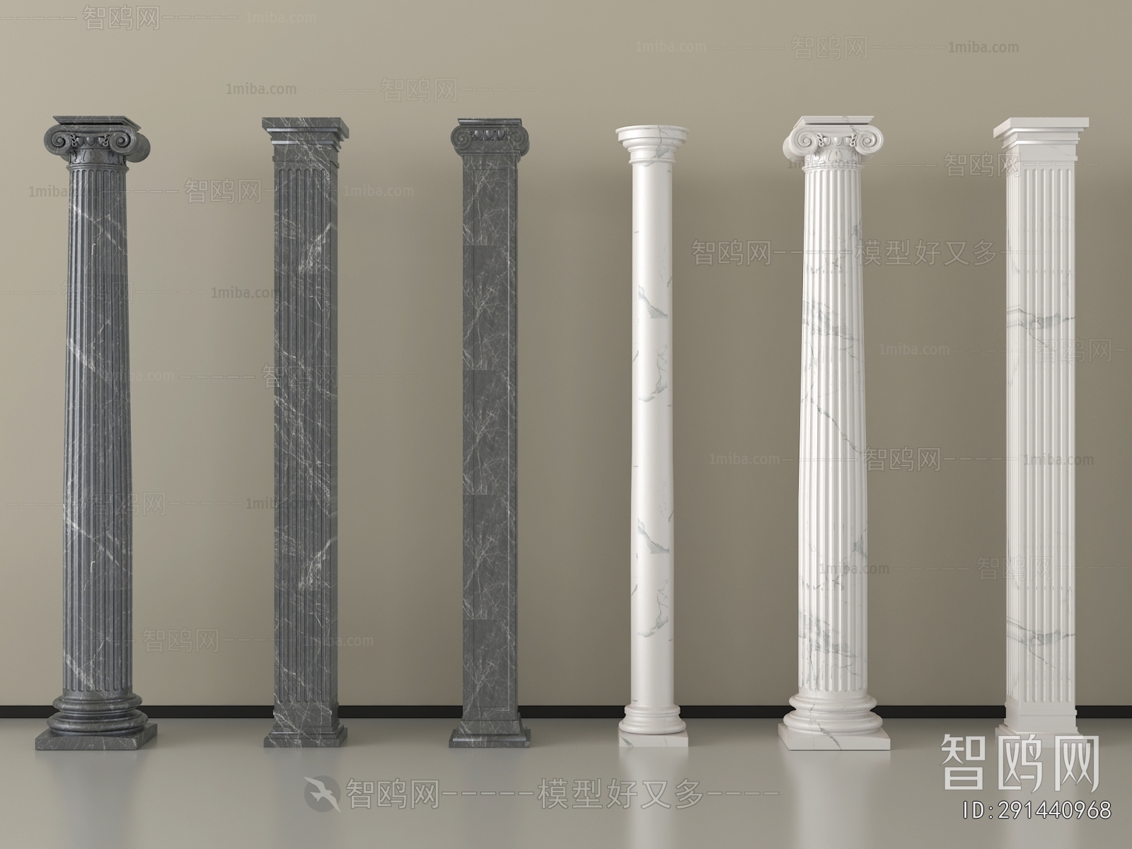 European Style Roman Pillar
