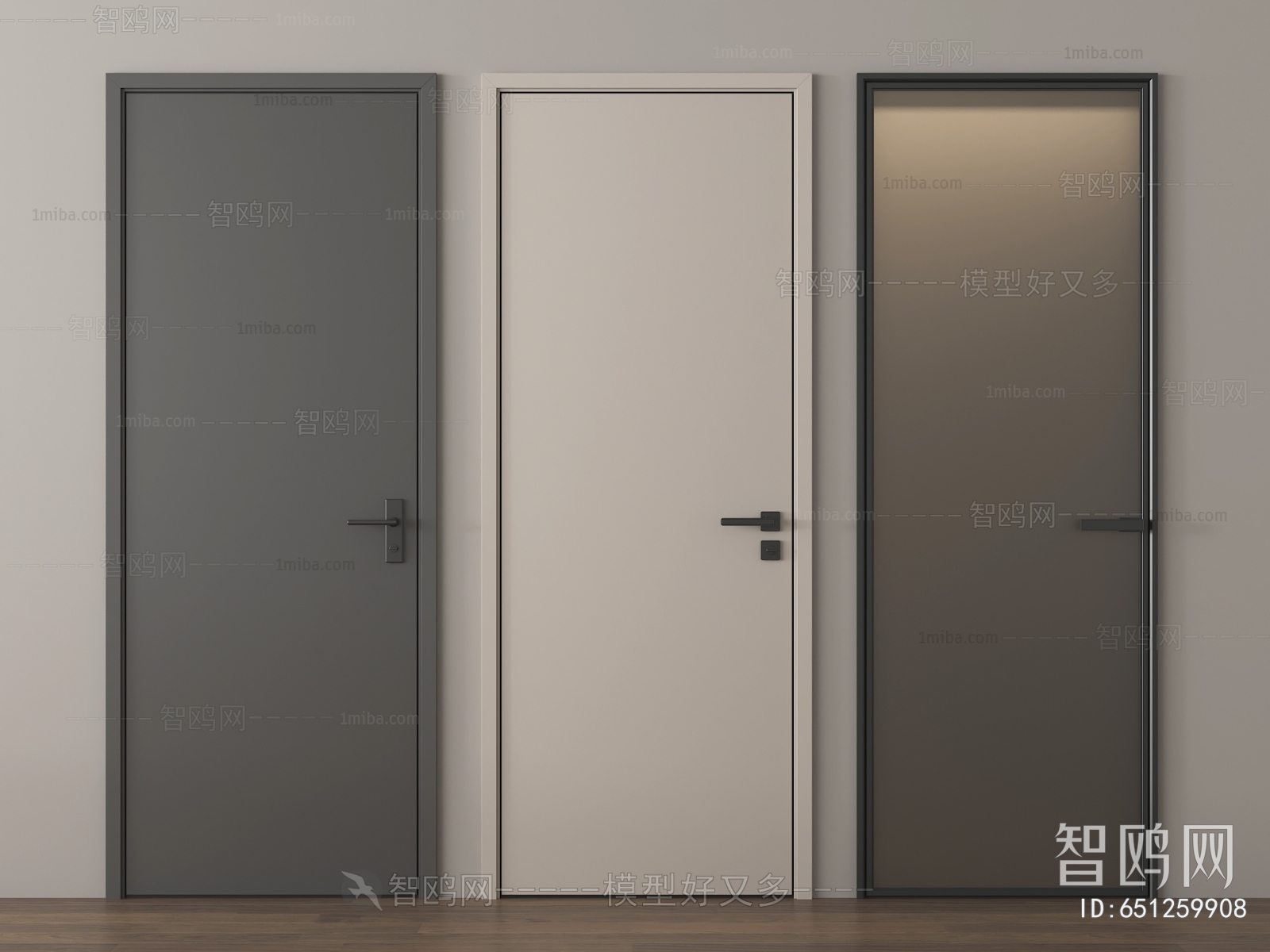 Modern Single Door