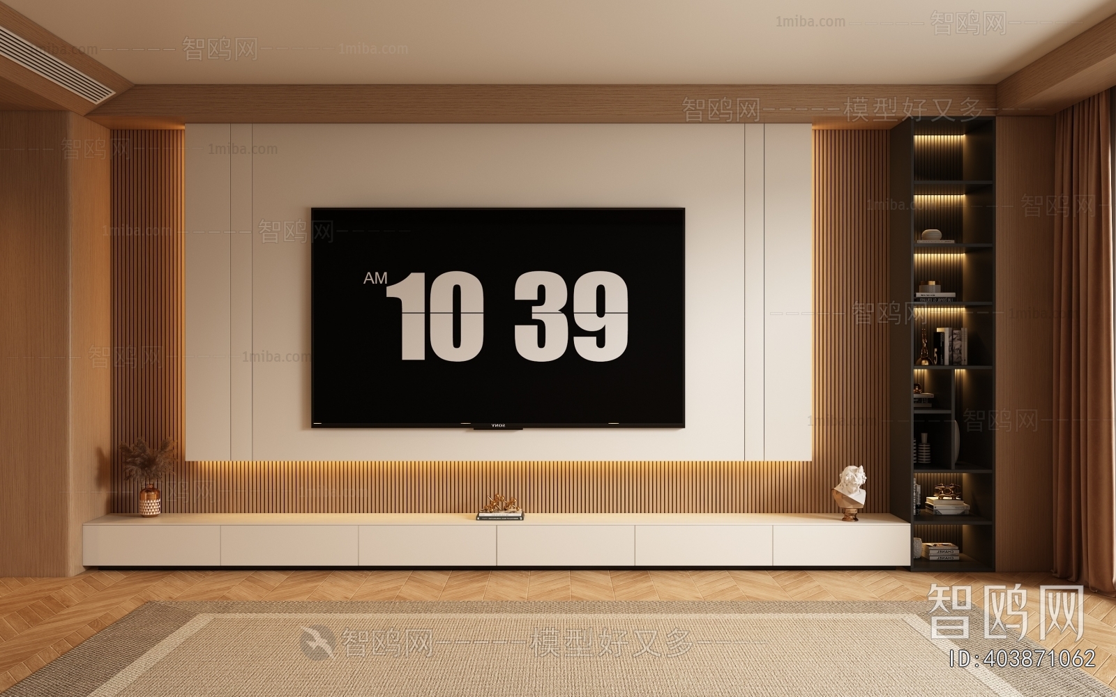 New Chinese Style TV Wall