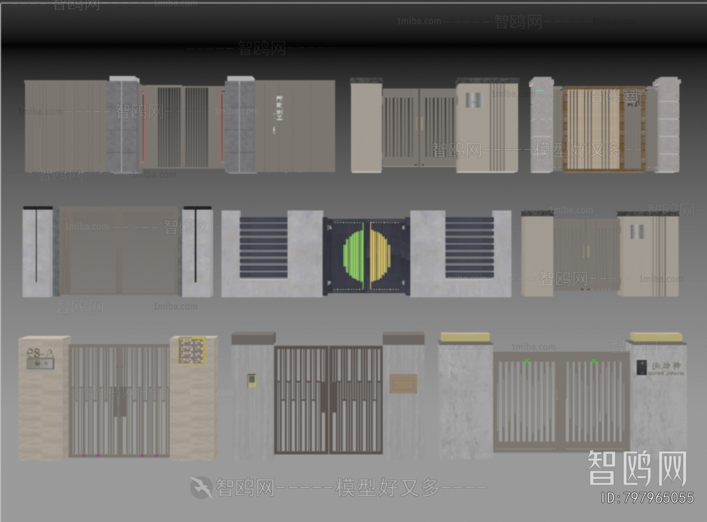 New Chinese Style Gate