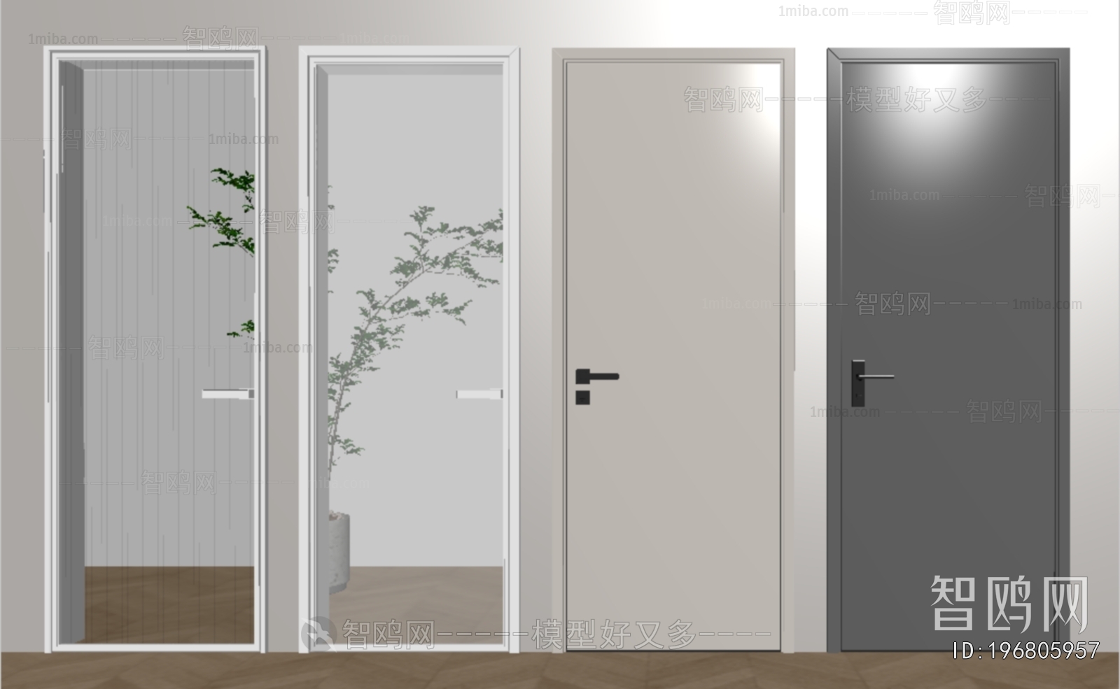 Modern Single Door