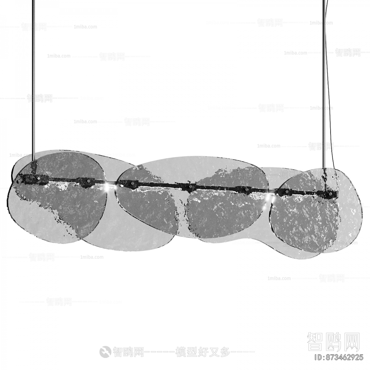 Modern Long Chandelier