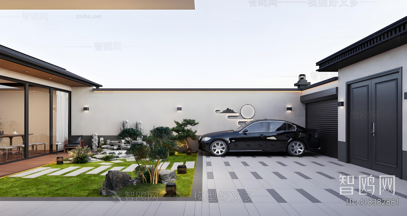 New Chinese Style Courtyard/landscape