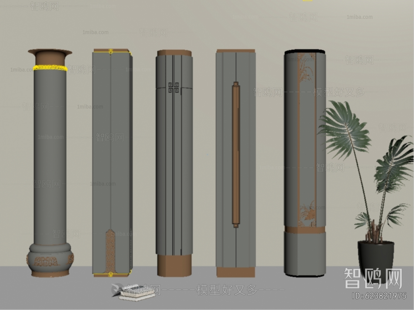 New Chinese Style Column