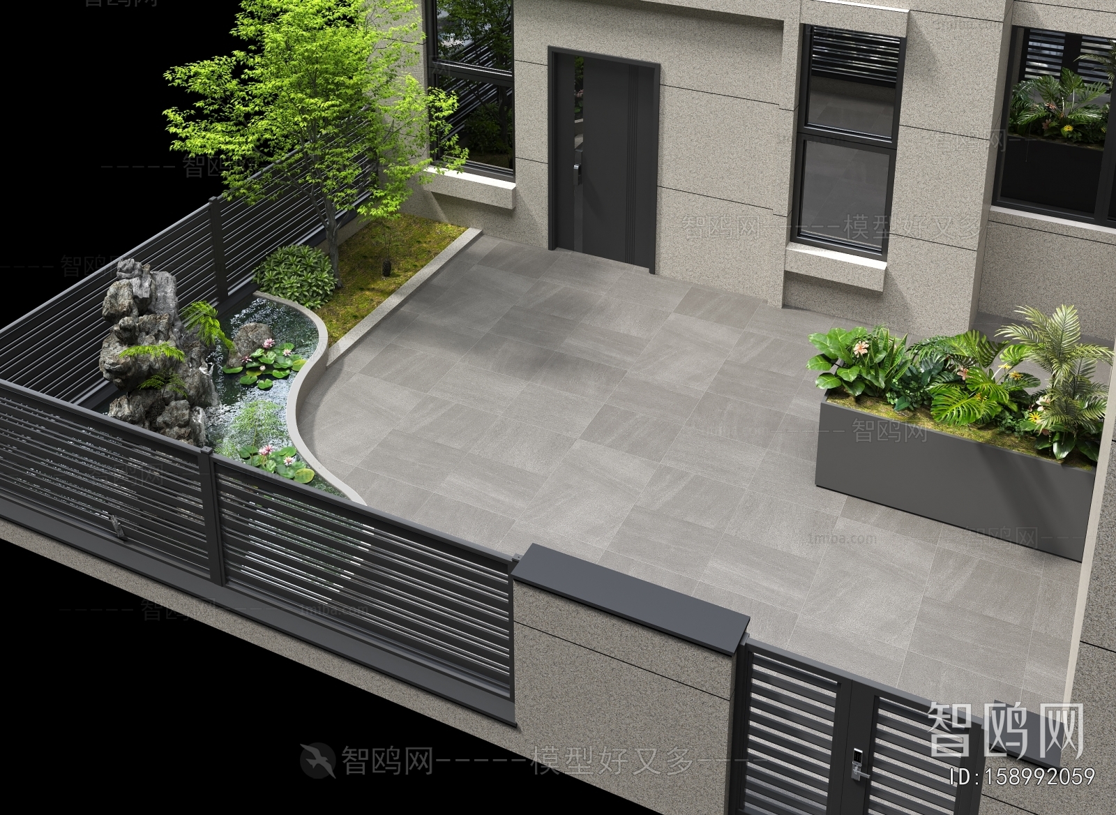 New Chinese Style Courtyard/landscape