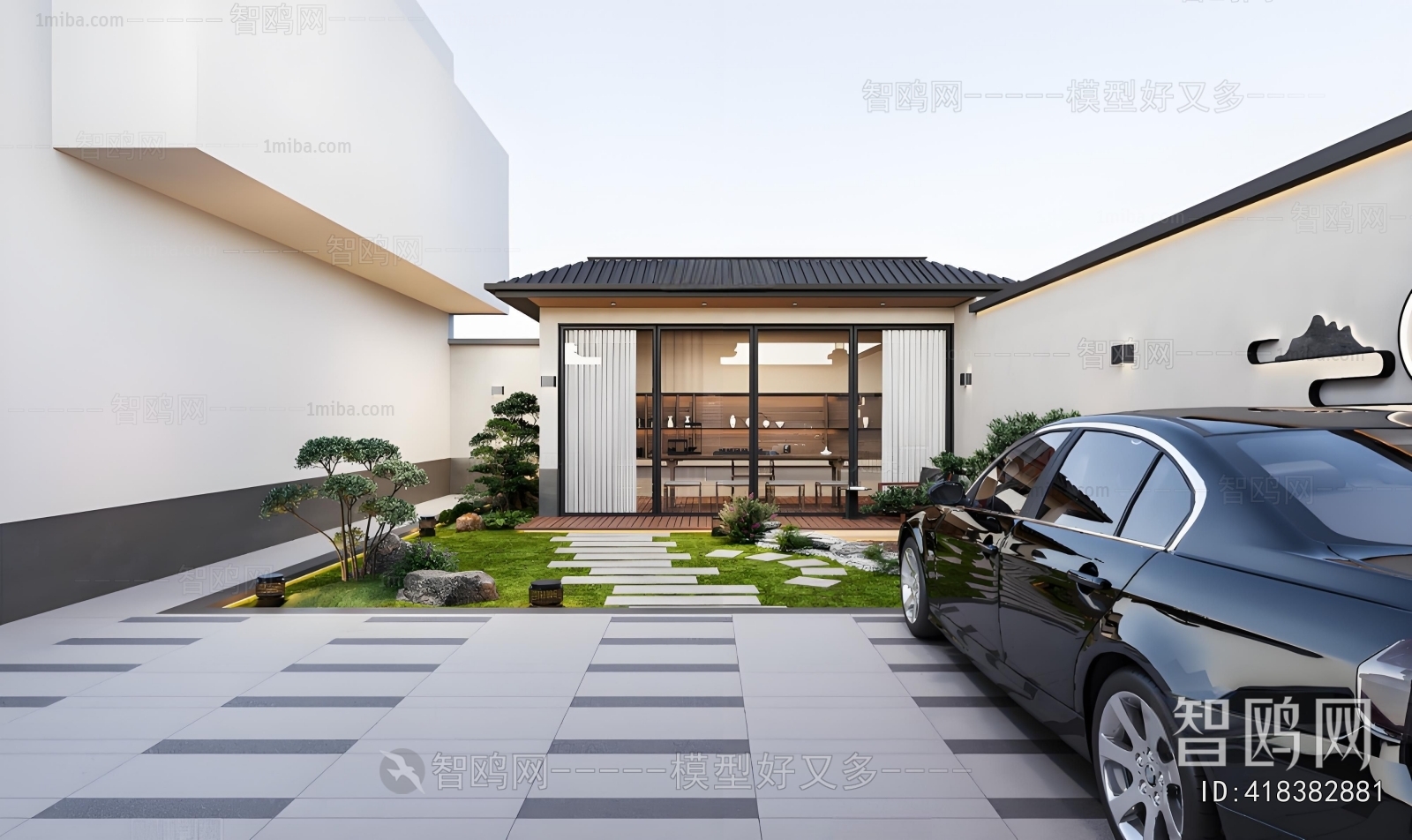 New Chinese Style Courtyard/landscape