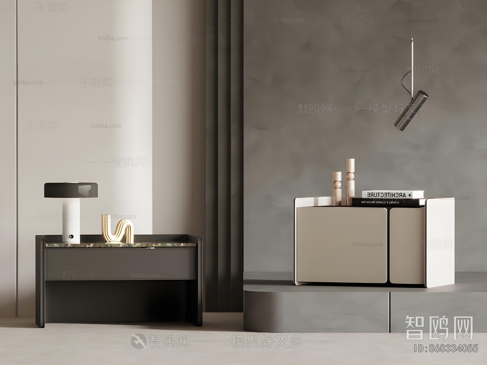 Modern Bedside Cupboard