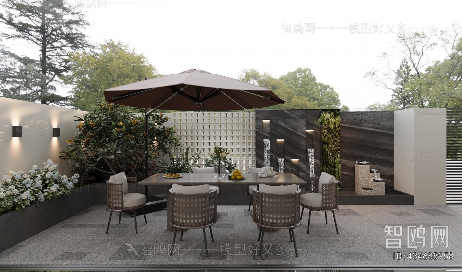 Modern Courtyard/landscape