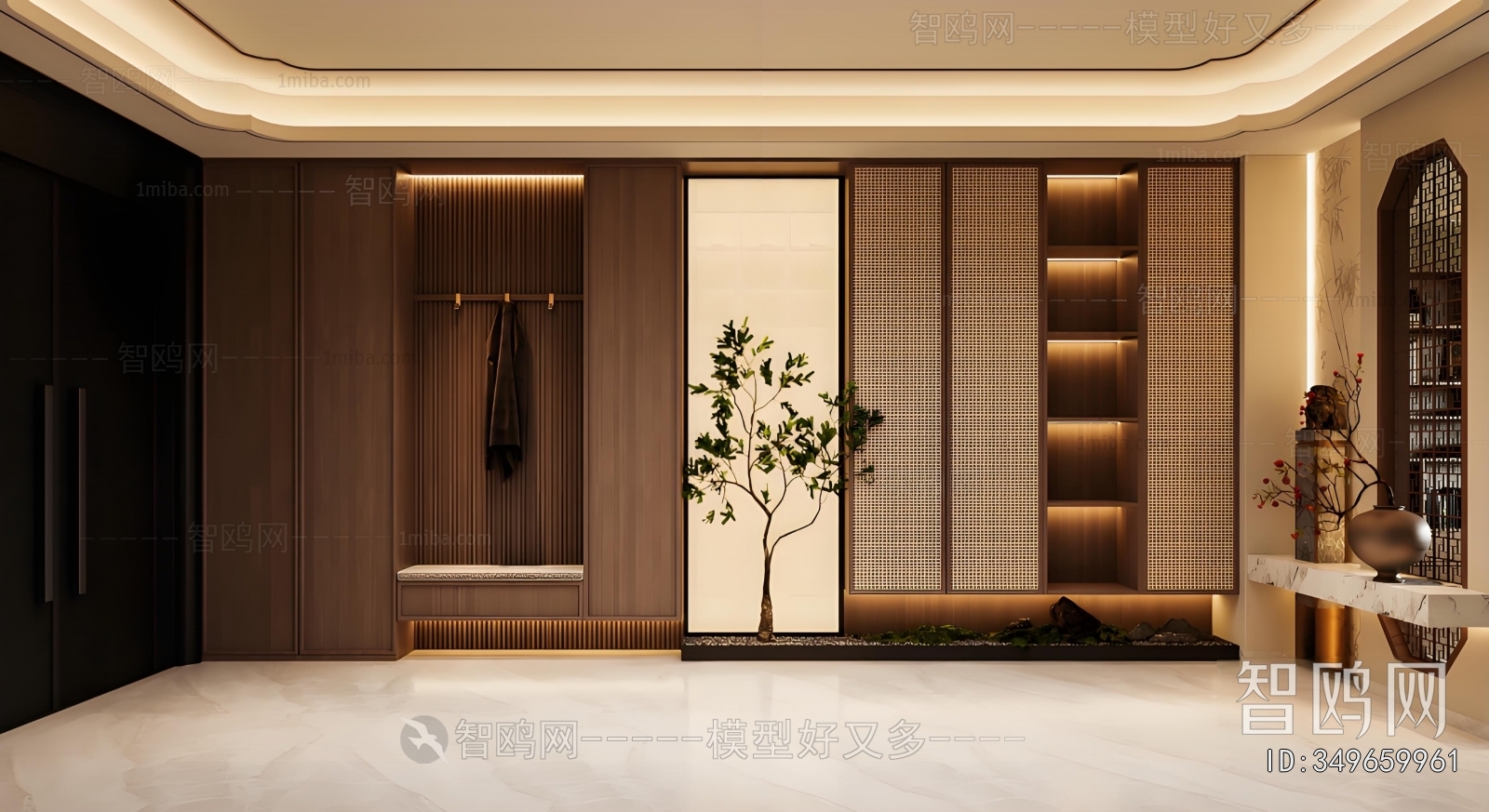 New Chinese Style Hallway