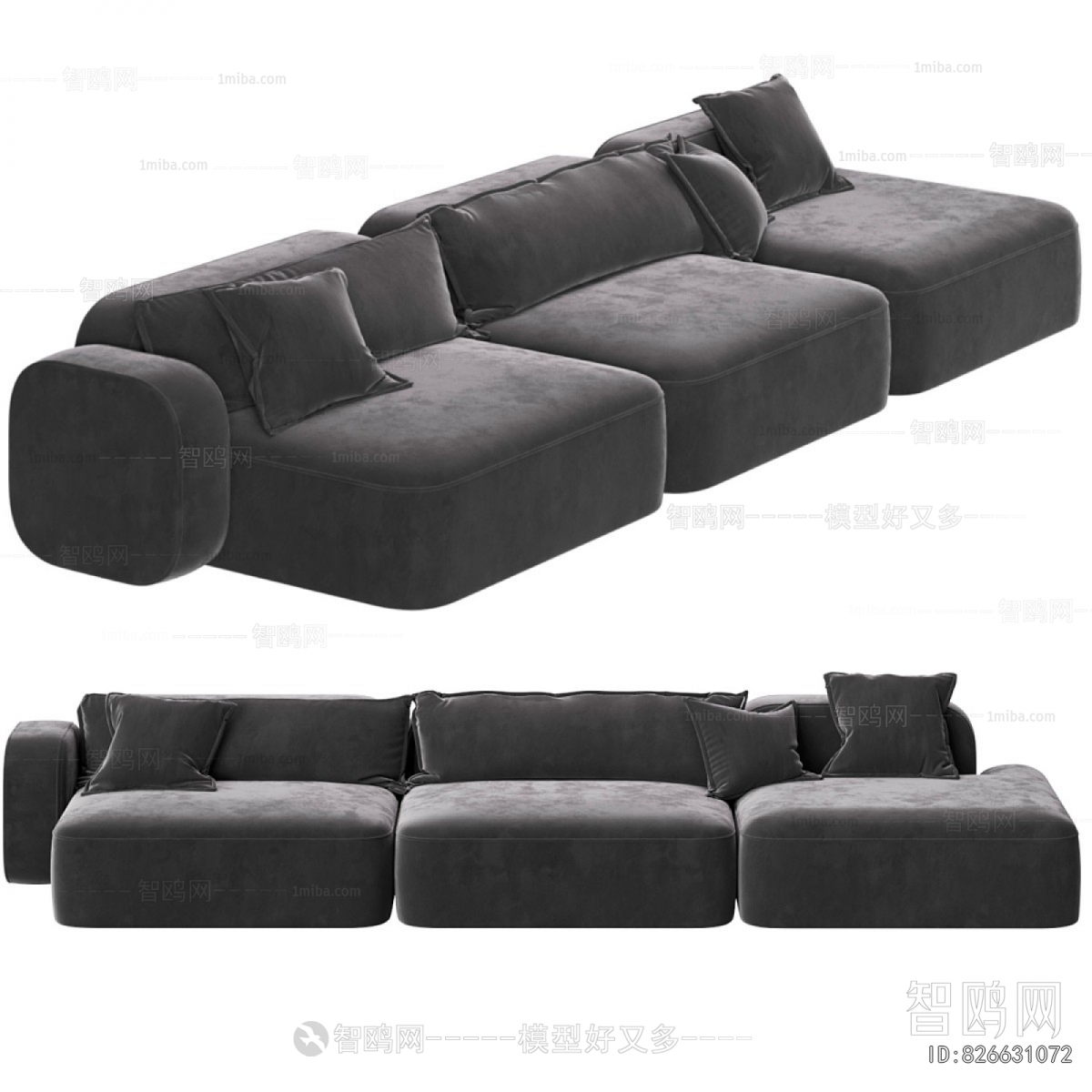 Modern Three-seat Sofa