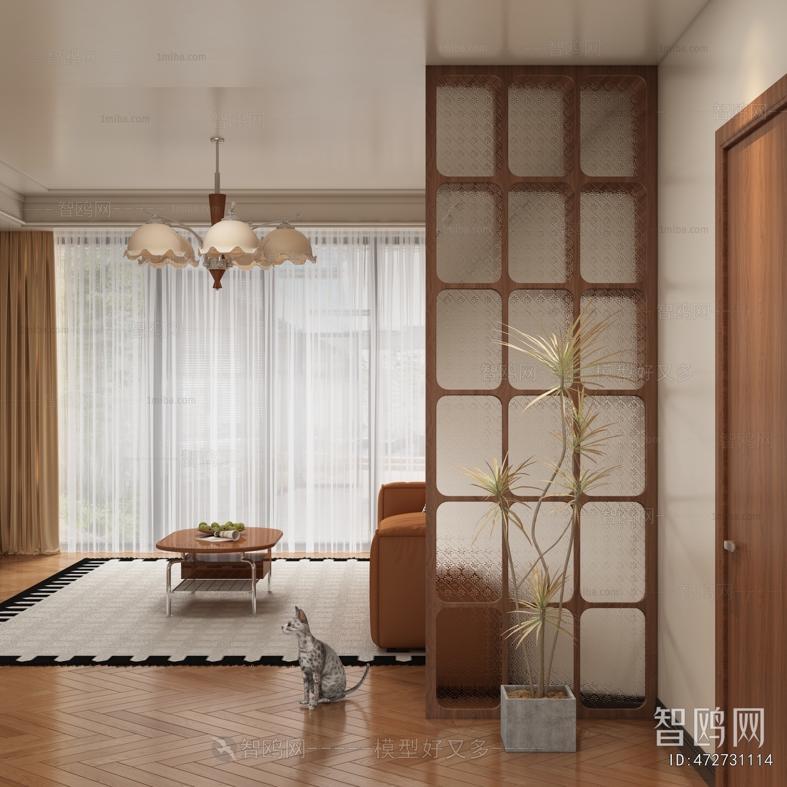 French Style Hallway