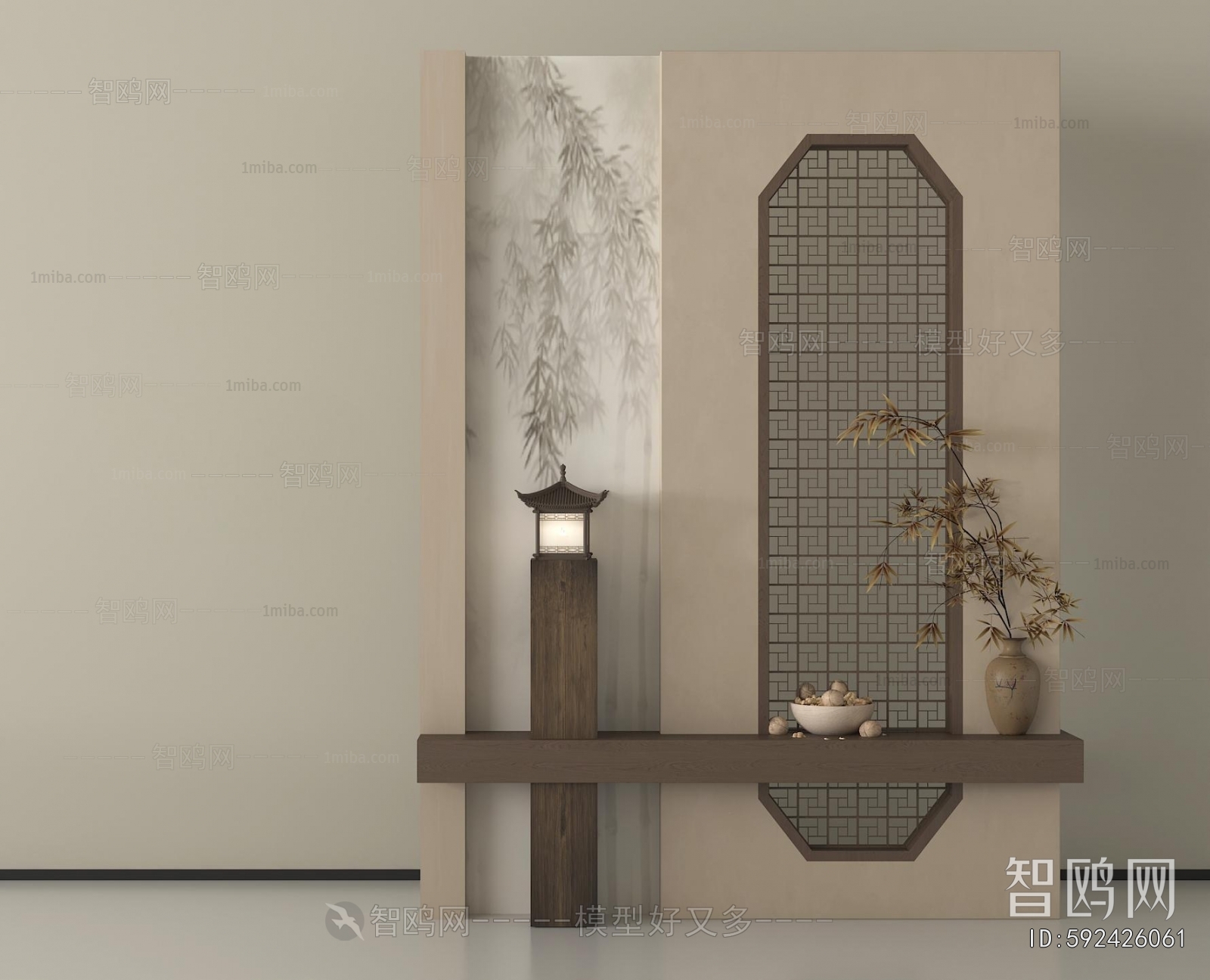 New Chinese Style Hallway