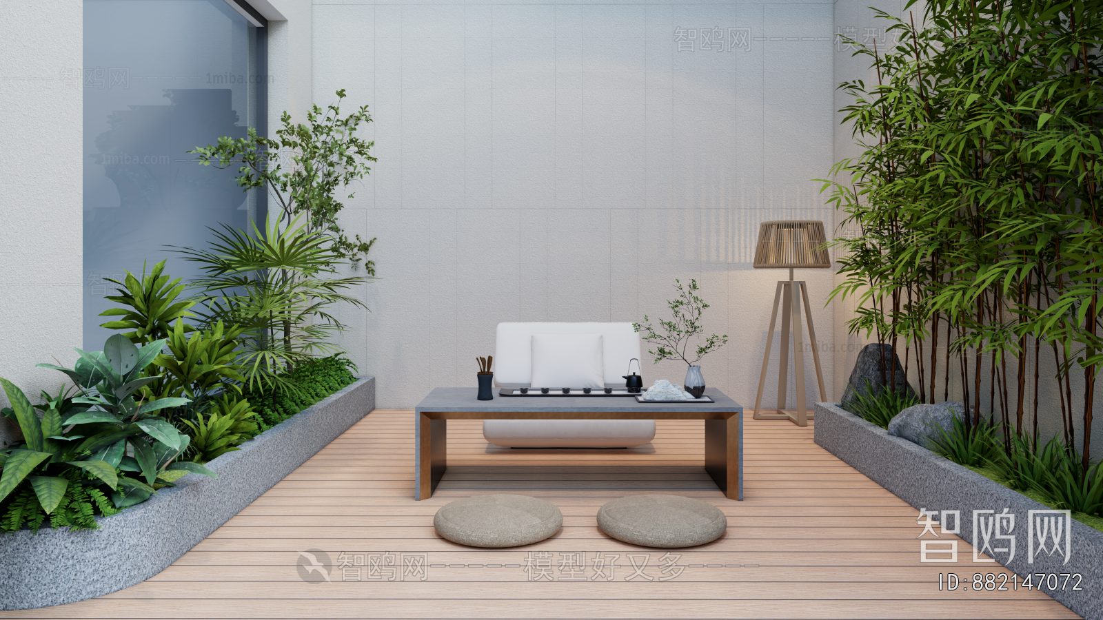 New Chinese Style Courtyard/landscape