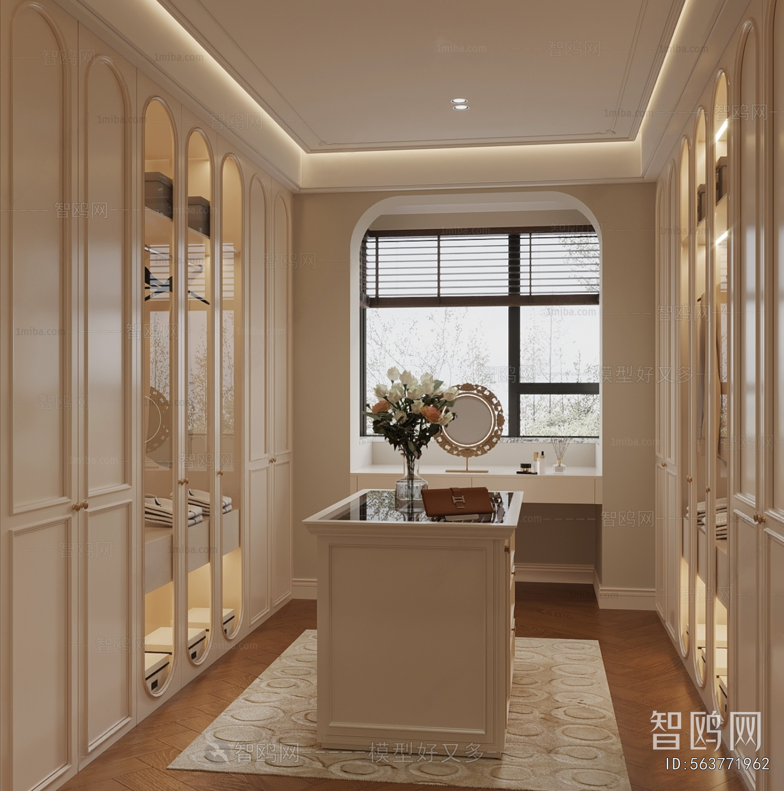 Modern Clothes Storage Area