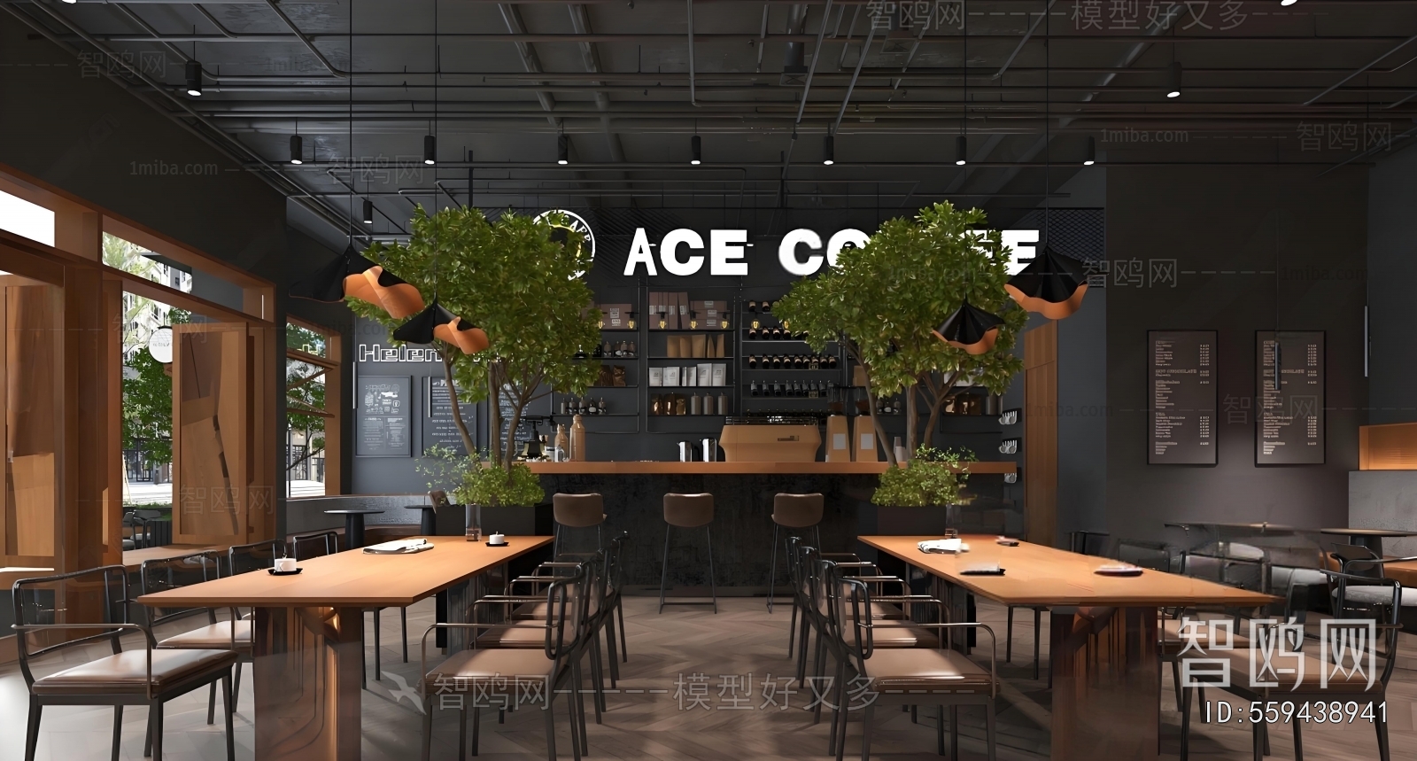 Industrial Style Cafe