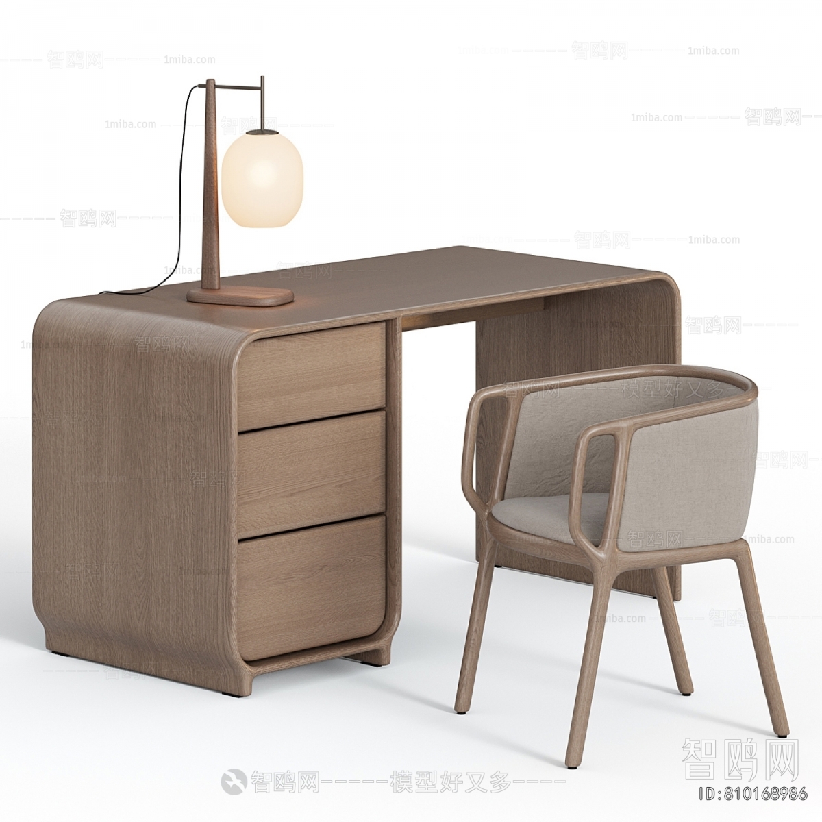 New Chinese Style Computer Desk And Chair