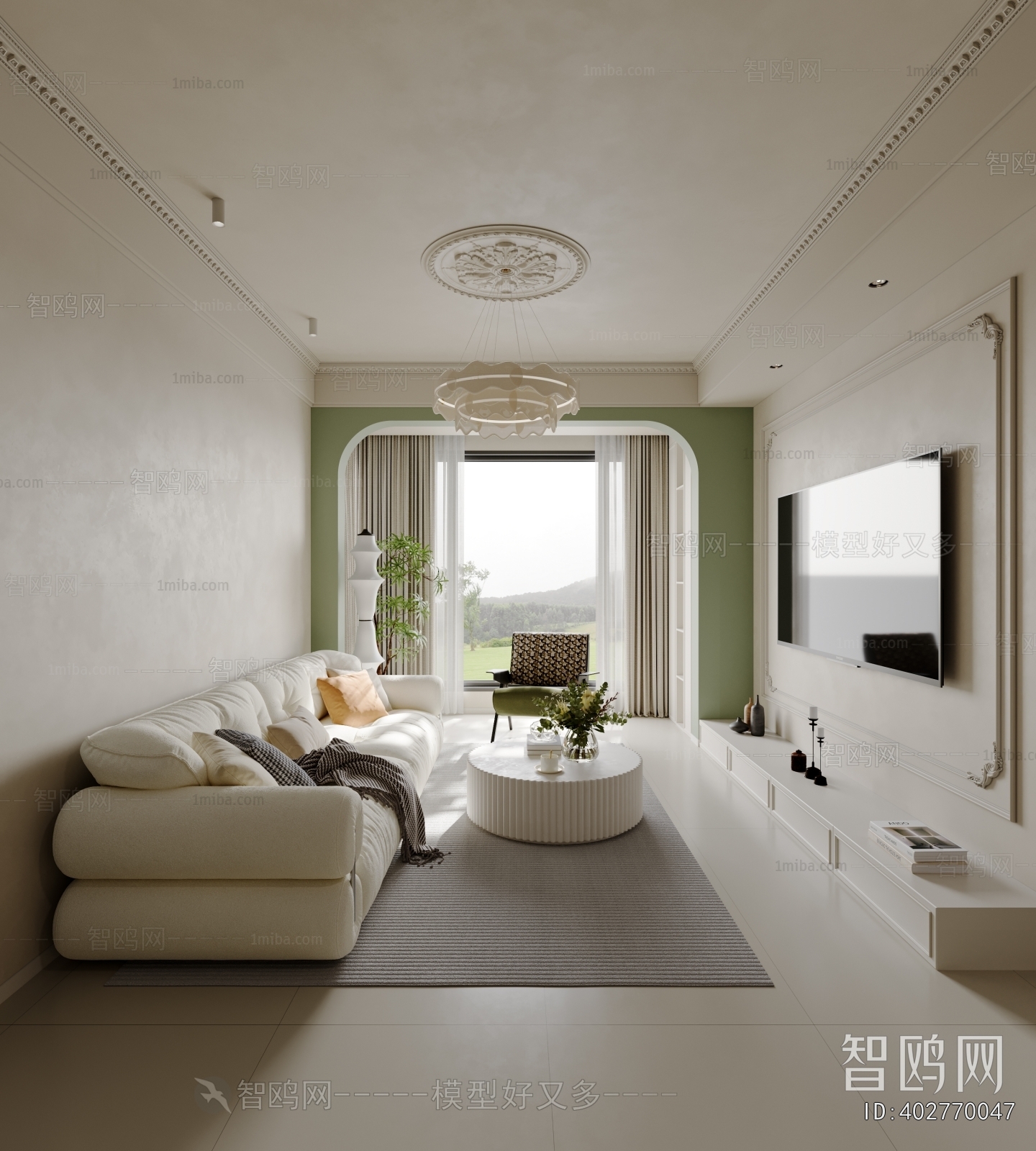 French Style A Living Room