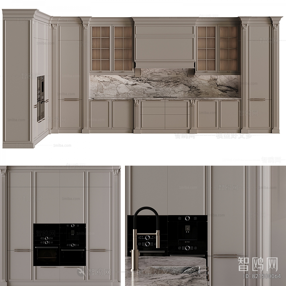 European Style Kitchen Cabinet