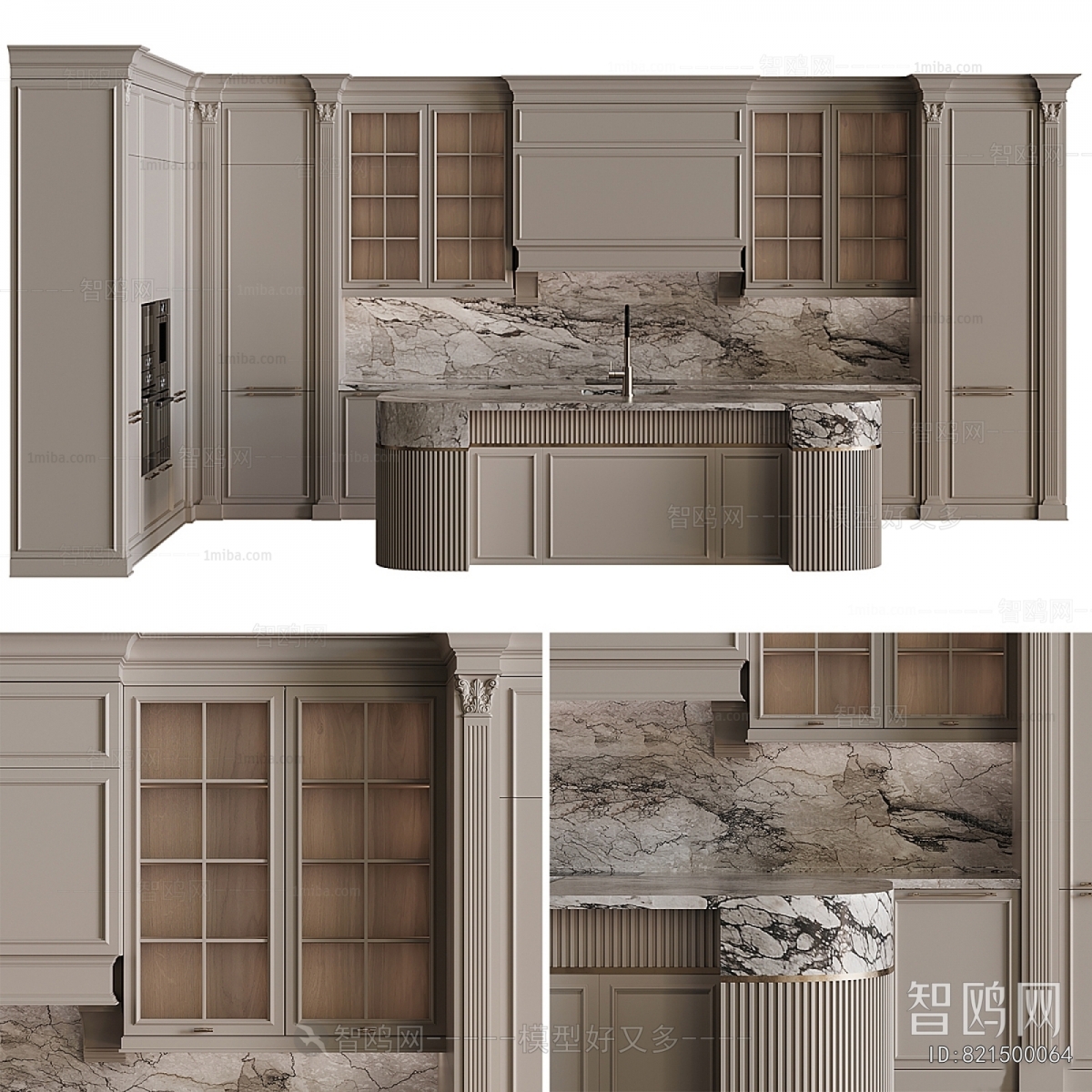 European Style Kitchen Cabinet
