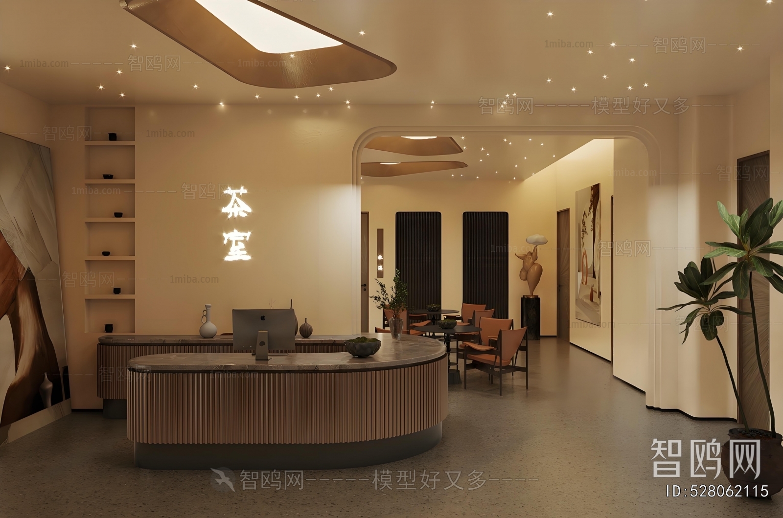 New Chinese Style Teahouse Tea House