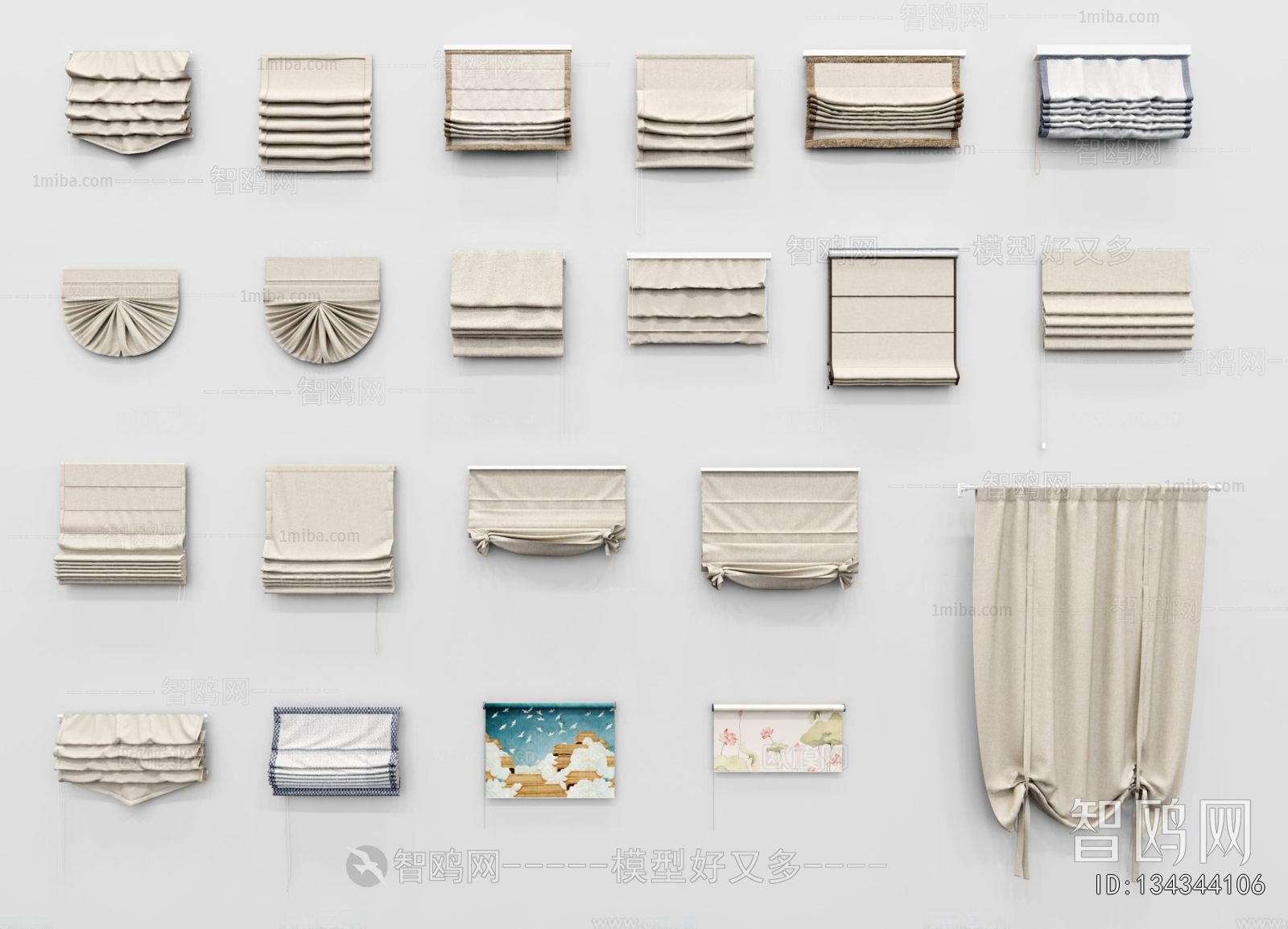 New Chinese Style The Curtain