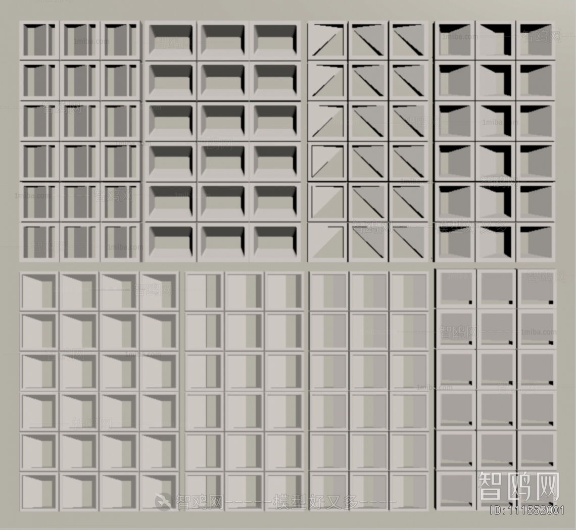 Modern Cement Brick Screen Partition