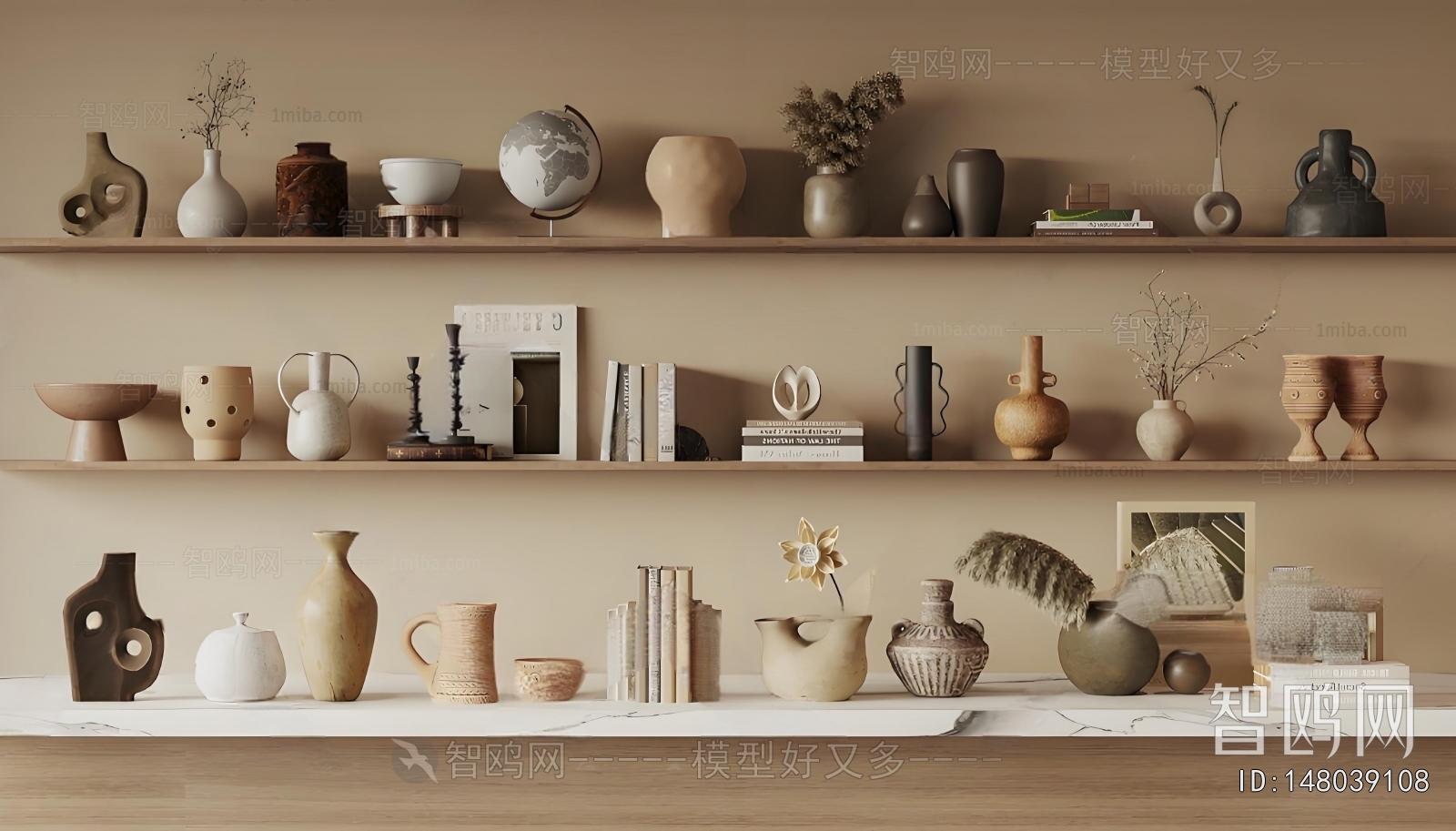 Wabi-sabi Style Decorative Set