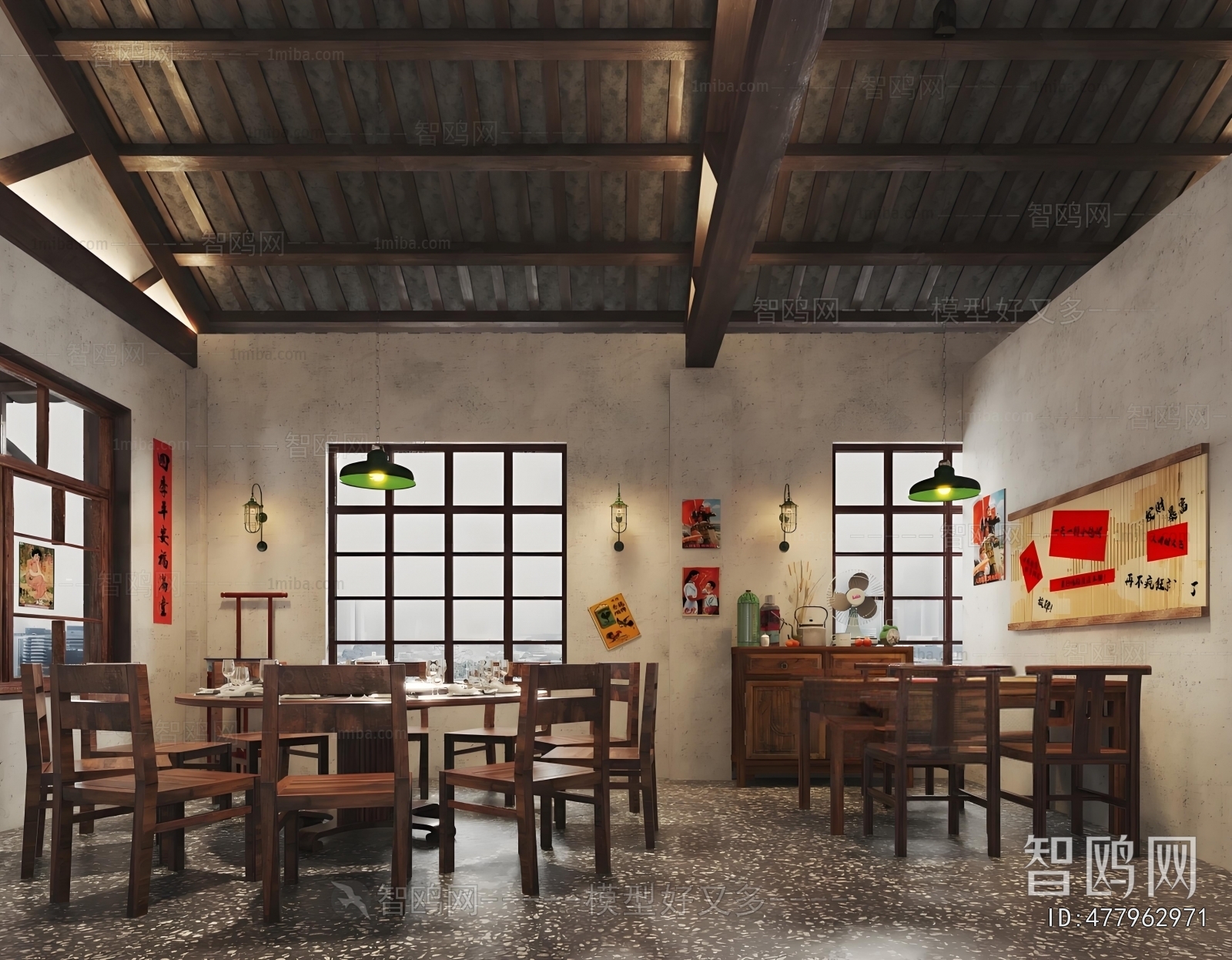 Industrial Style Hot Pot Restaurant