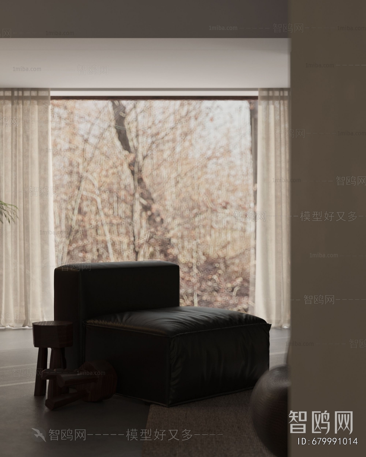 Wabi-sabi Style A Living Room