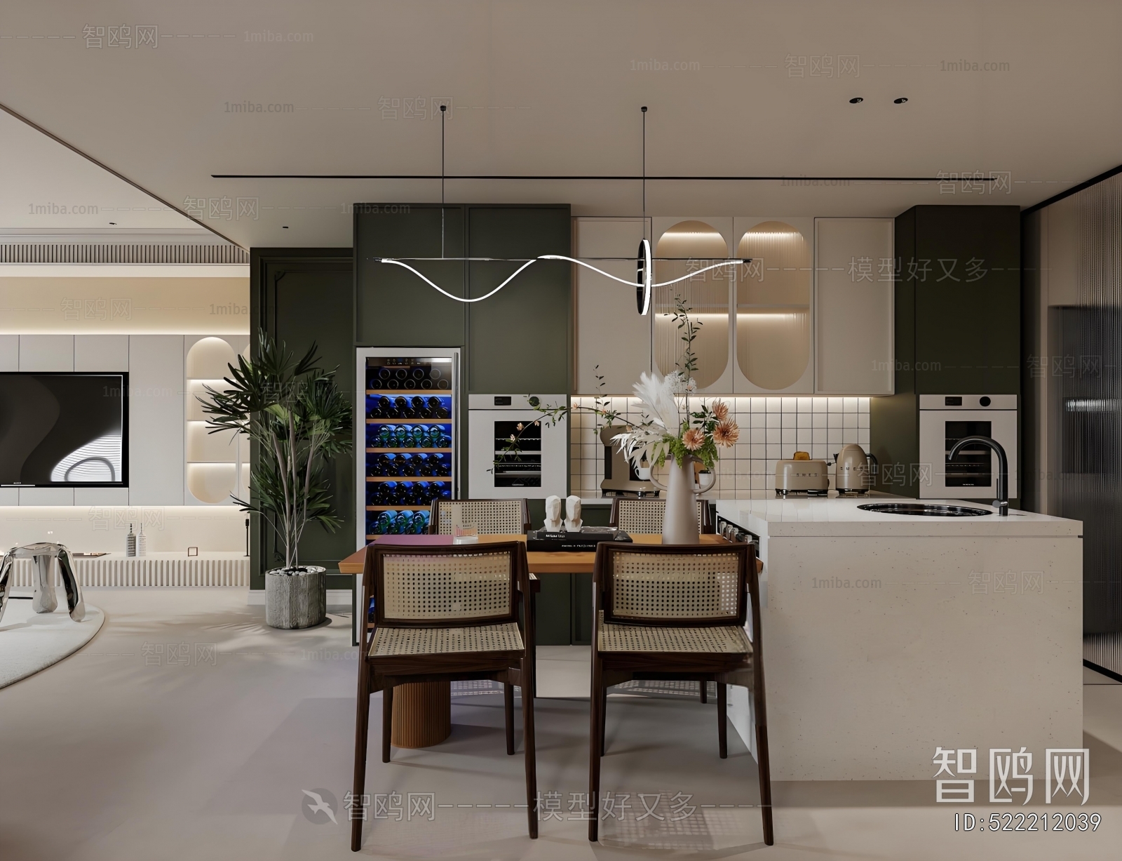 American Style A Living Room