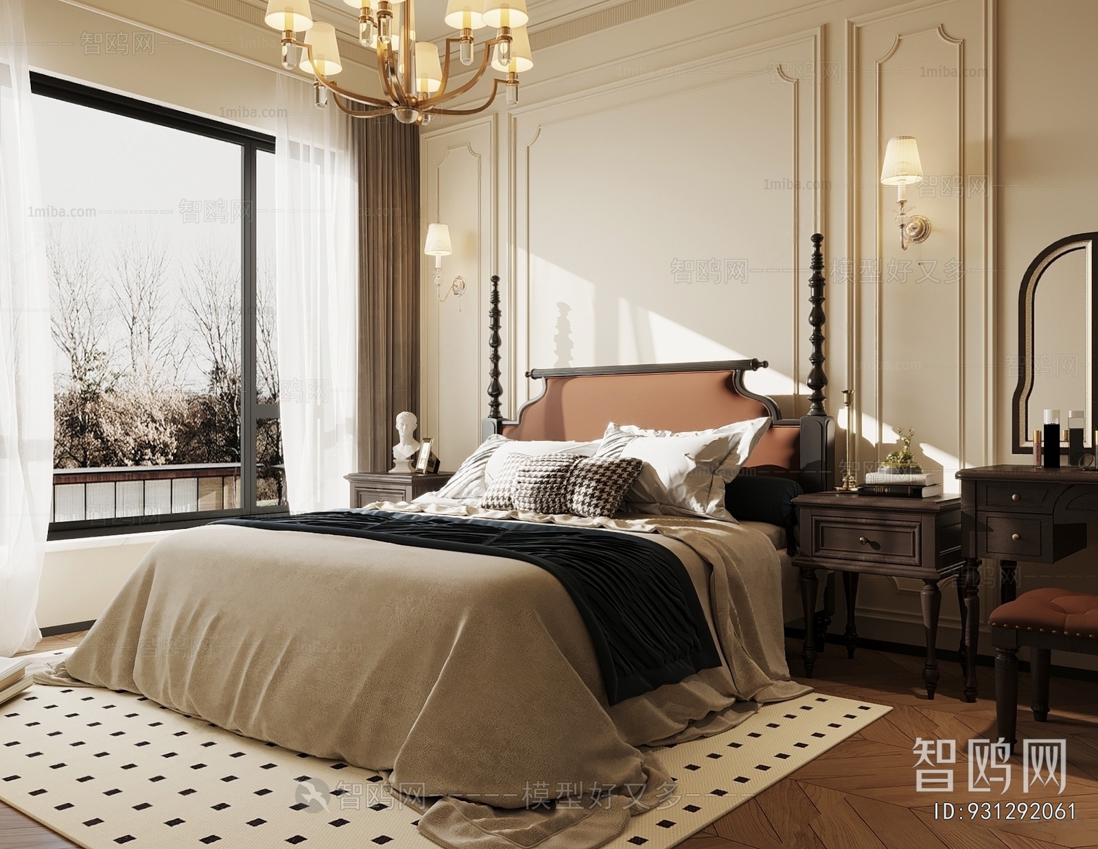 French Style Bedroom
