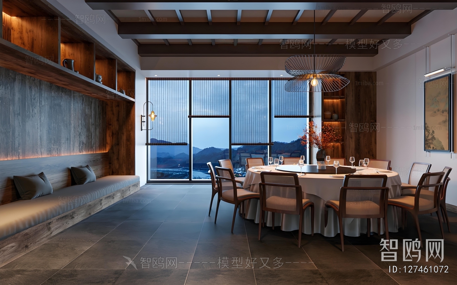 Wabi-sabi Style Restaurant Box