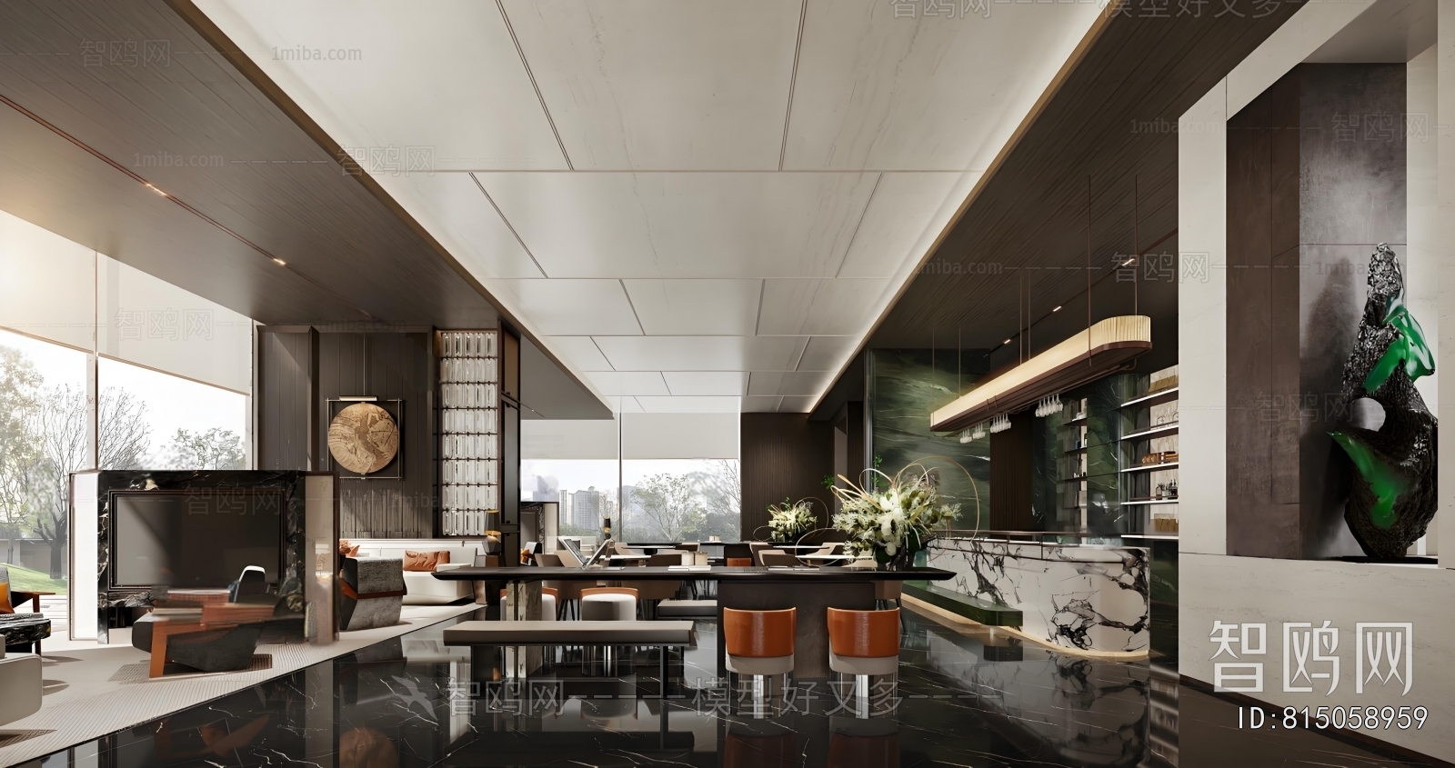 Modern Real Estate Sales Office