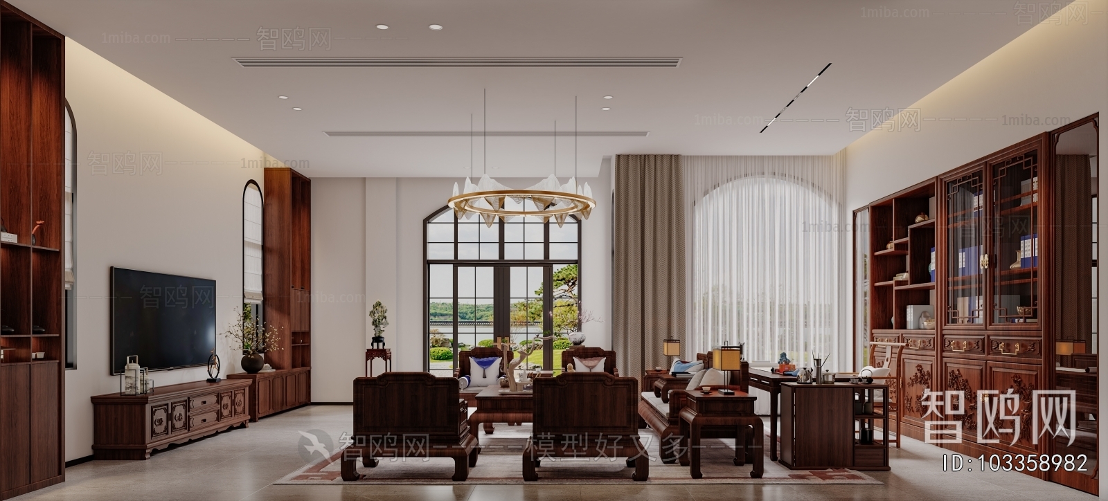 New Chinese Style Dining Room