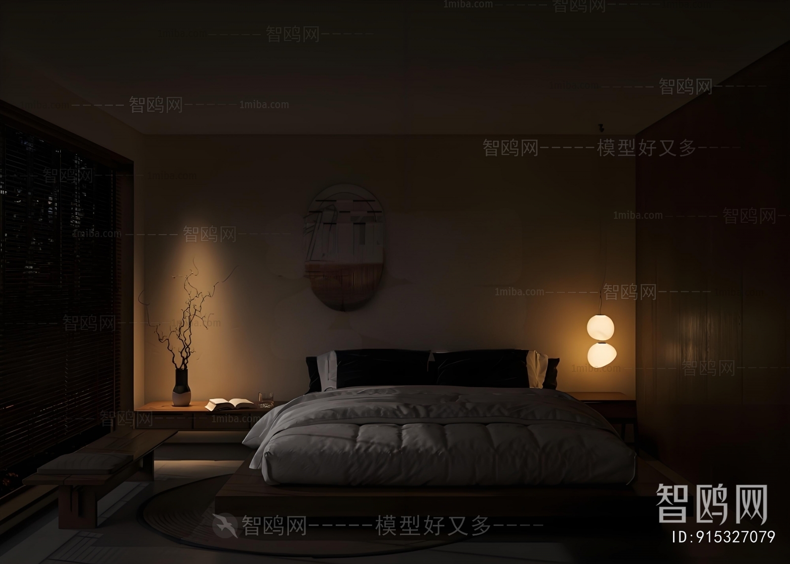 Wabi-sabi Style Bedroom